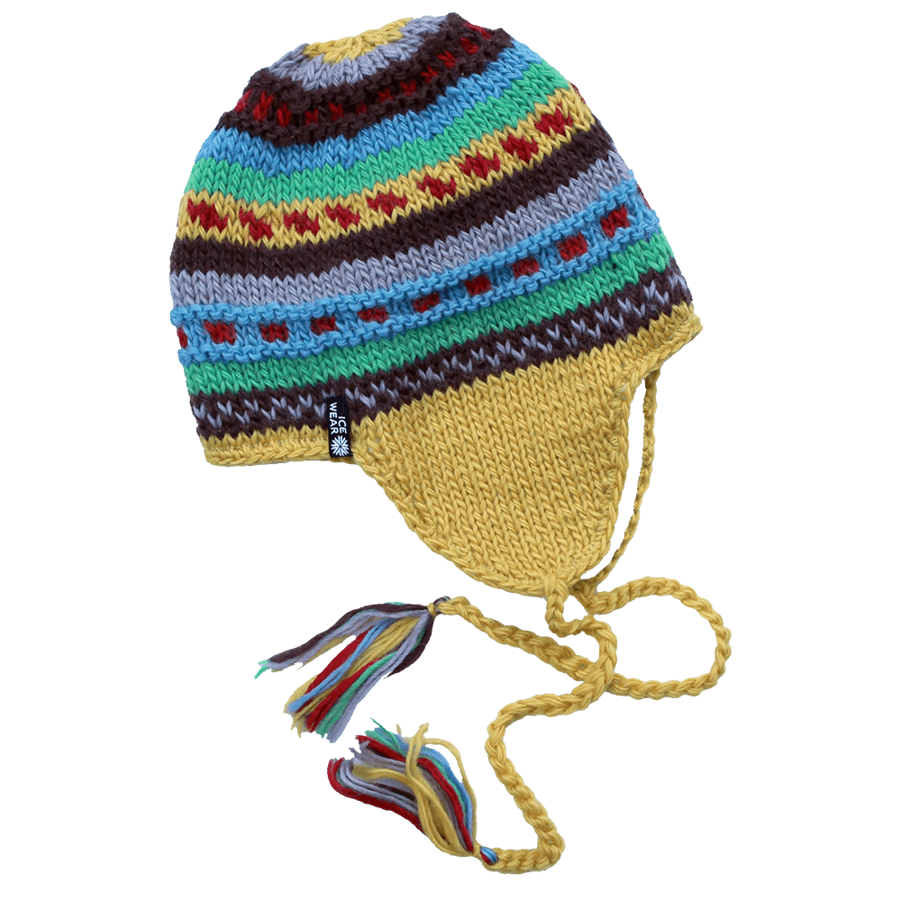 MAGNEY Hand knitted wool helmet