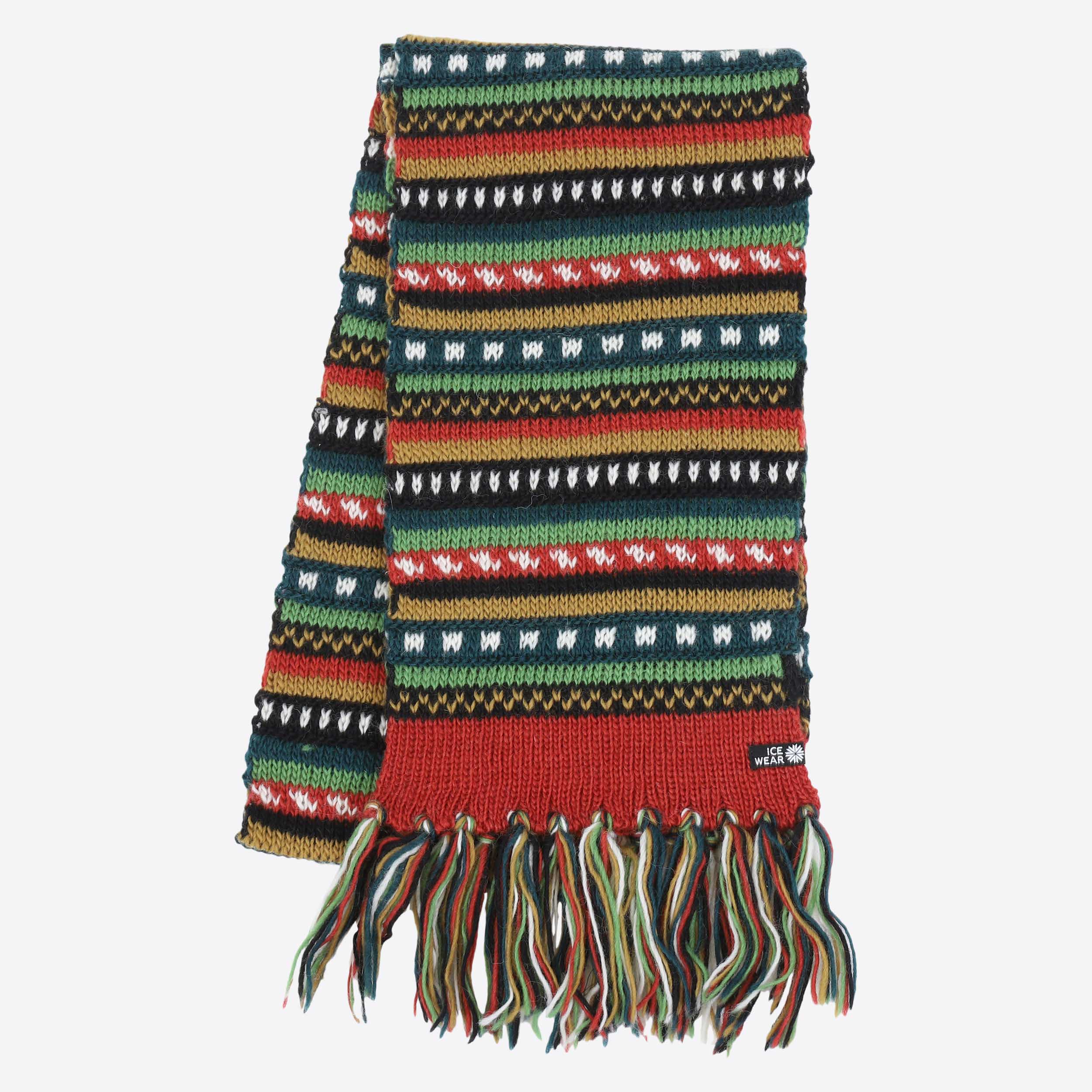 Magney knitted Nordic scarf  