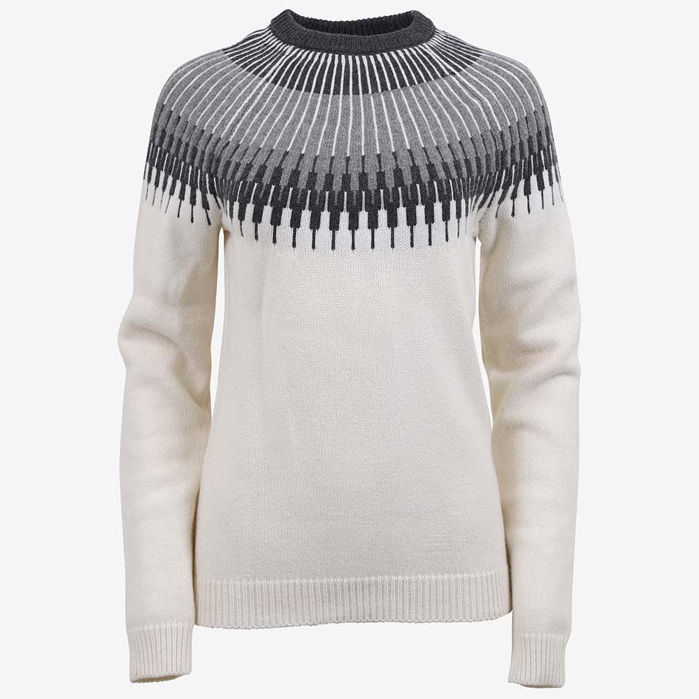 Minna wool sweater with Nordic pattern