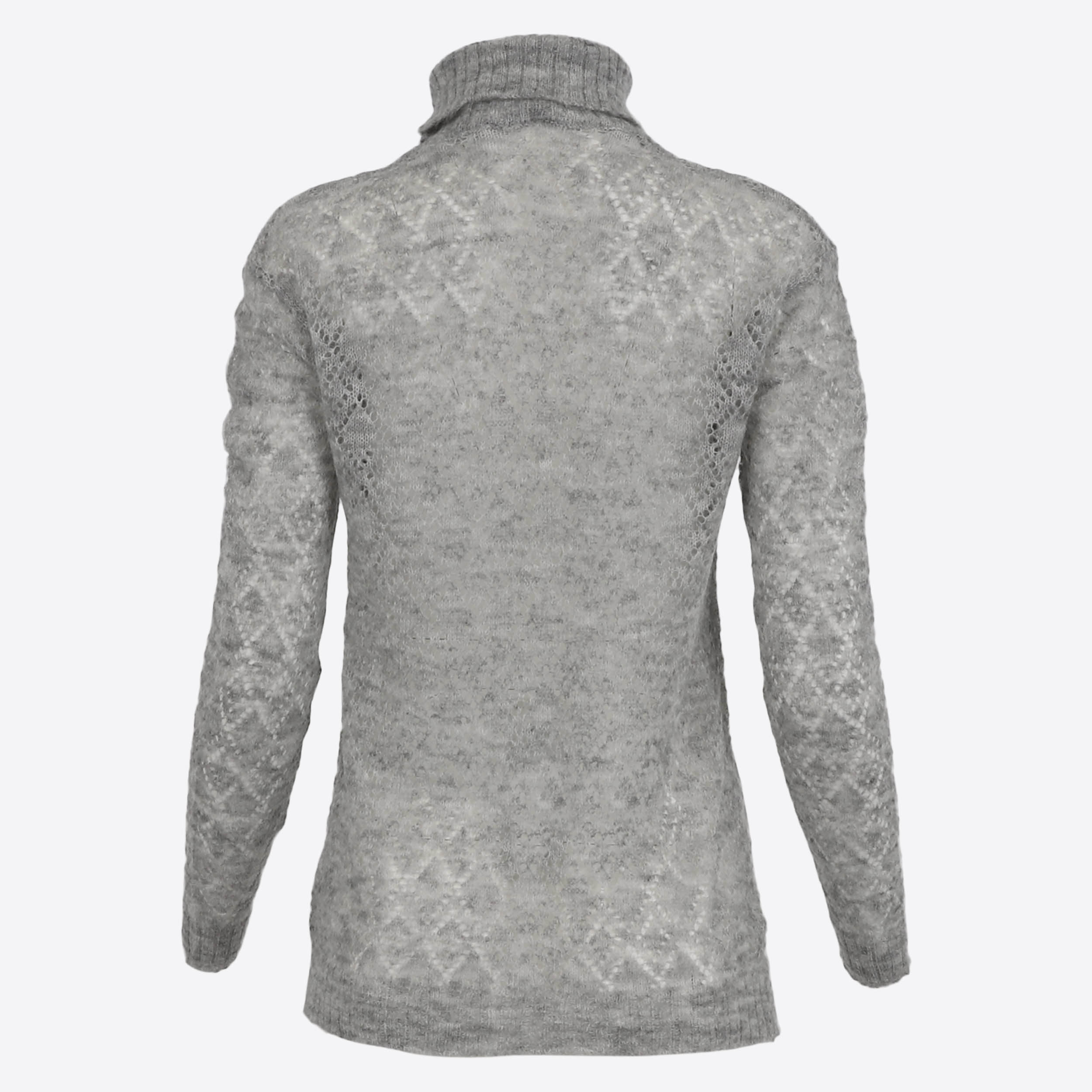 Móar knitted lace turtleneck sweater