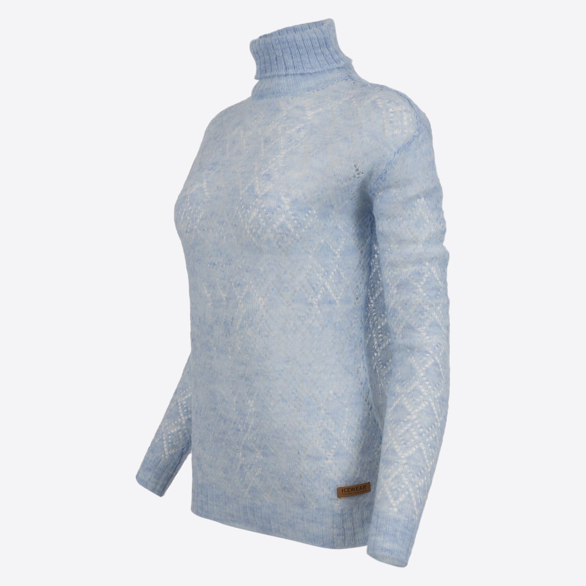 MÓAR mohair rúllukragapeysa 