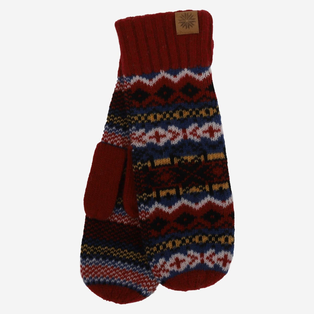 Skrúður wool blend Nordic mittens  