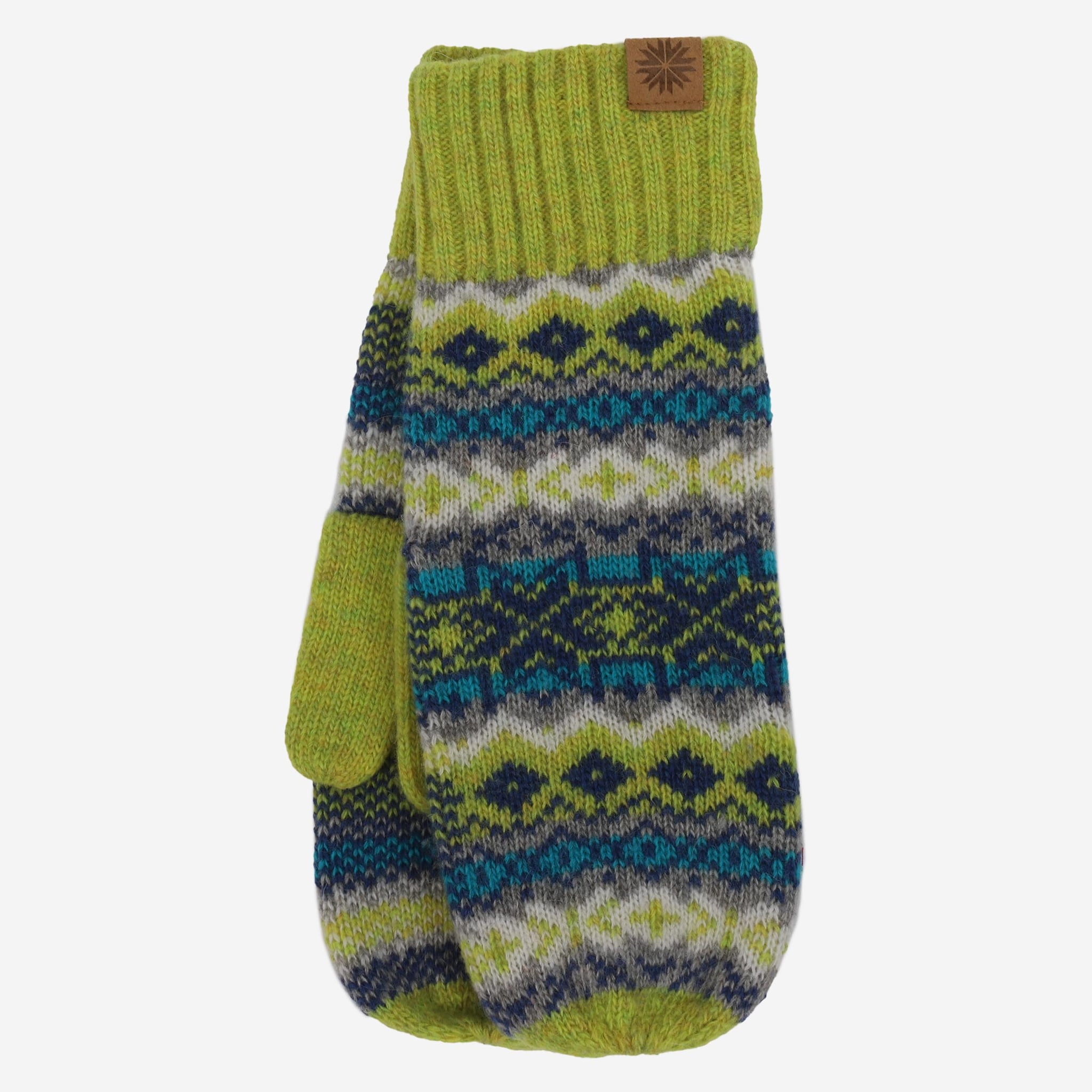 Skrúður wool blend Nordic mittens  