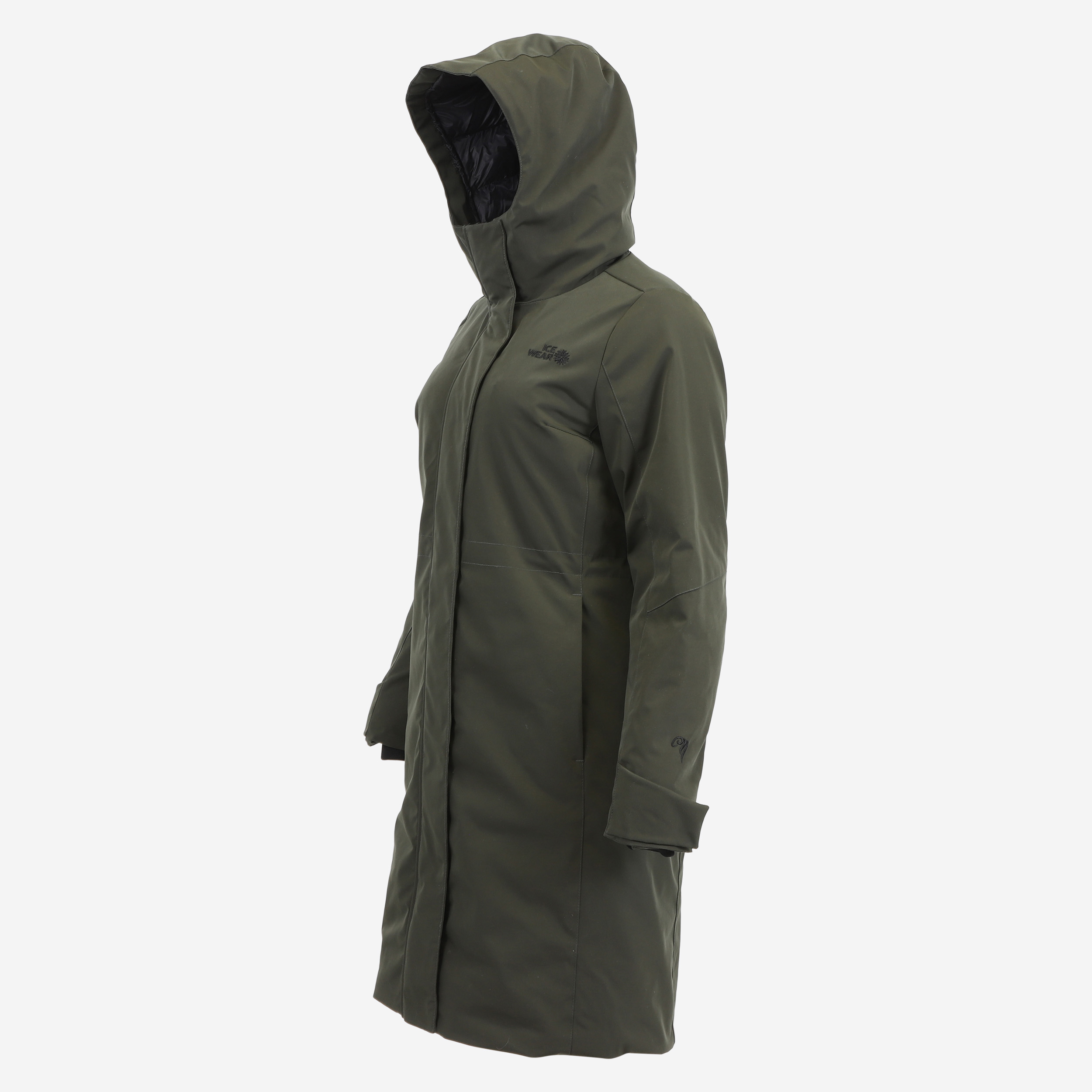 Reykjavik winter coat Icelandic wool padding  