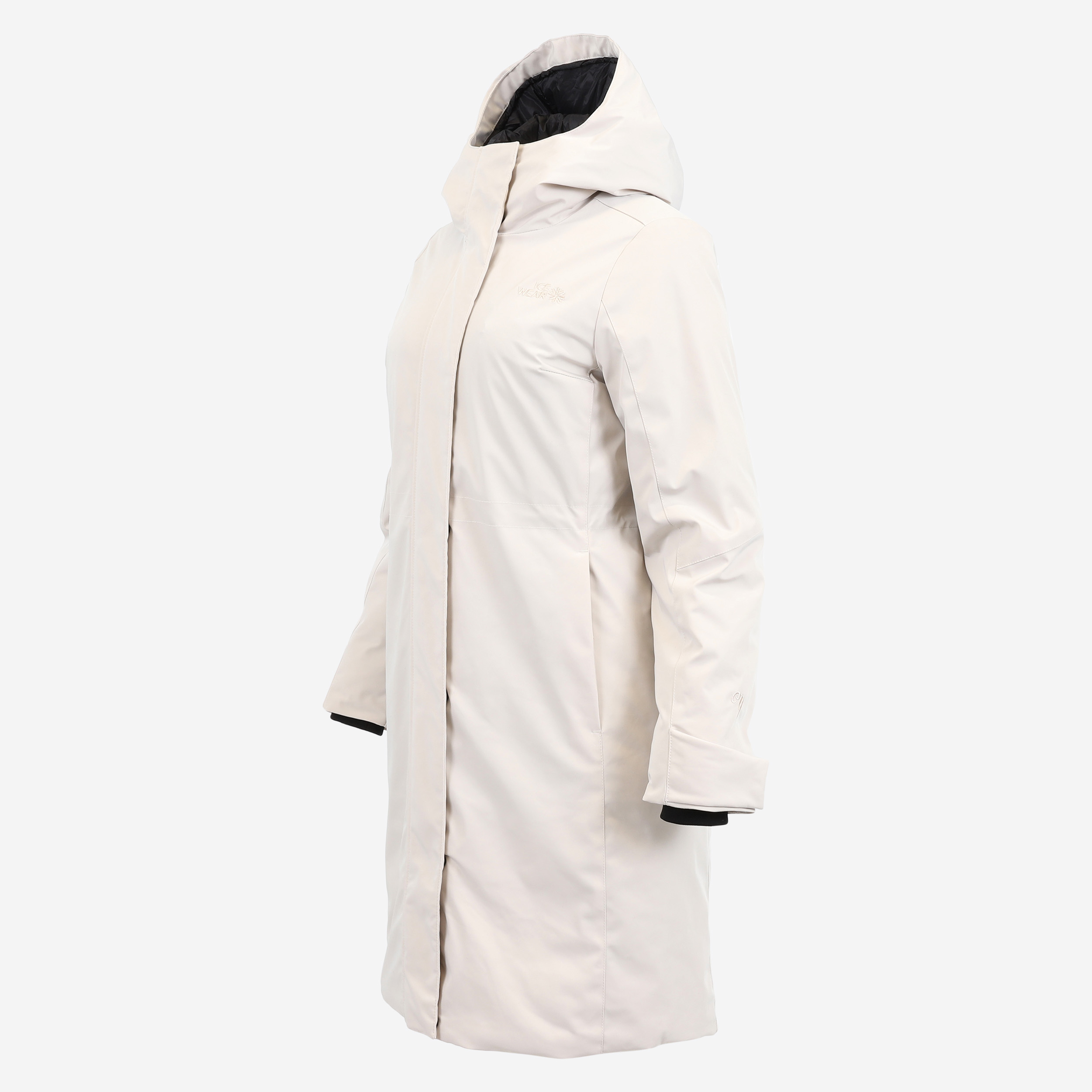Reykjavik winter coat Icelandic wool padding  