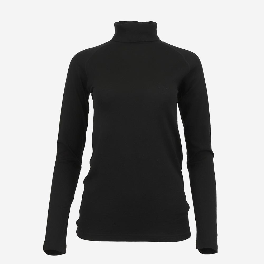 Svartanes womens merino wool turtle neck