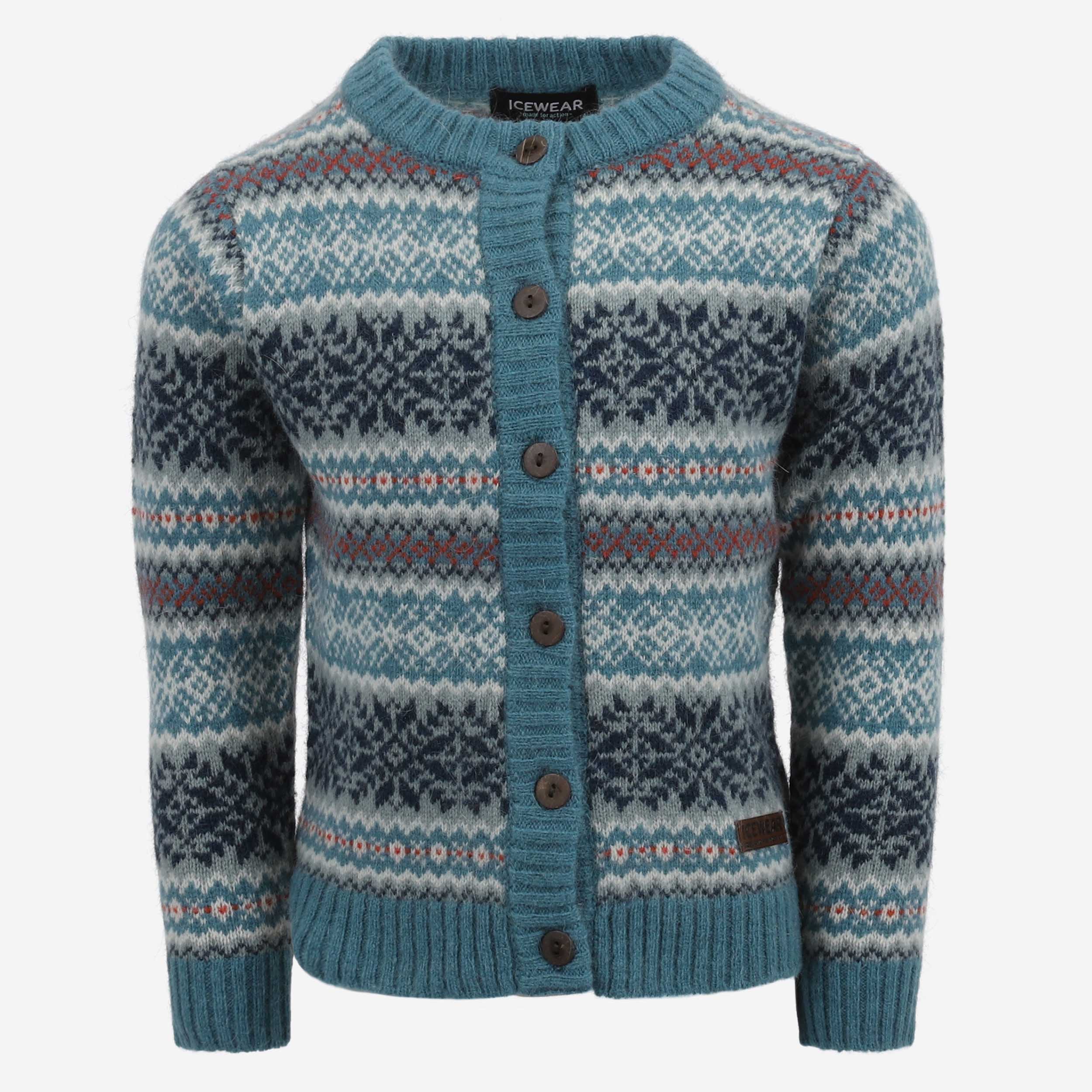 Urður kids´s Angora wool cardigan