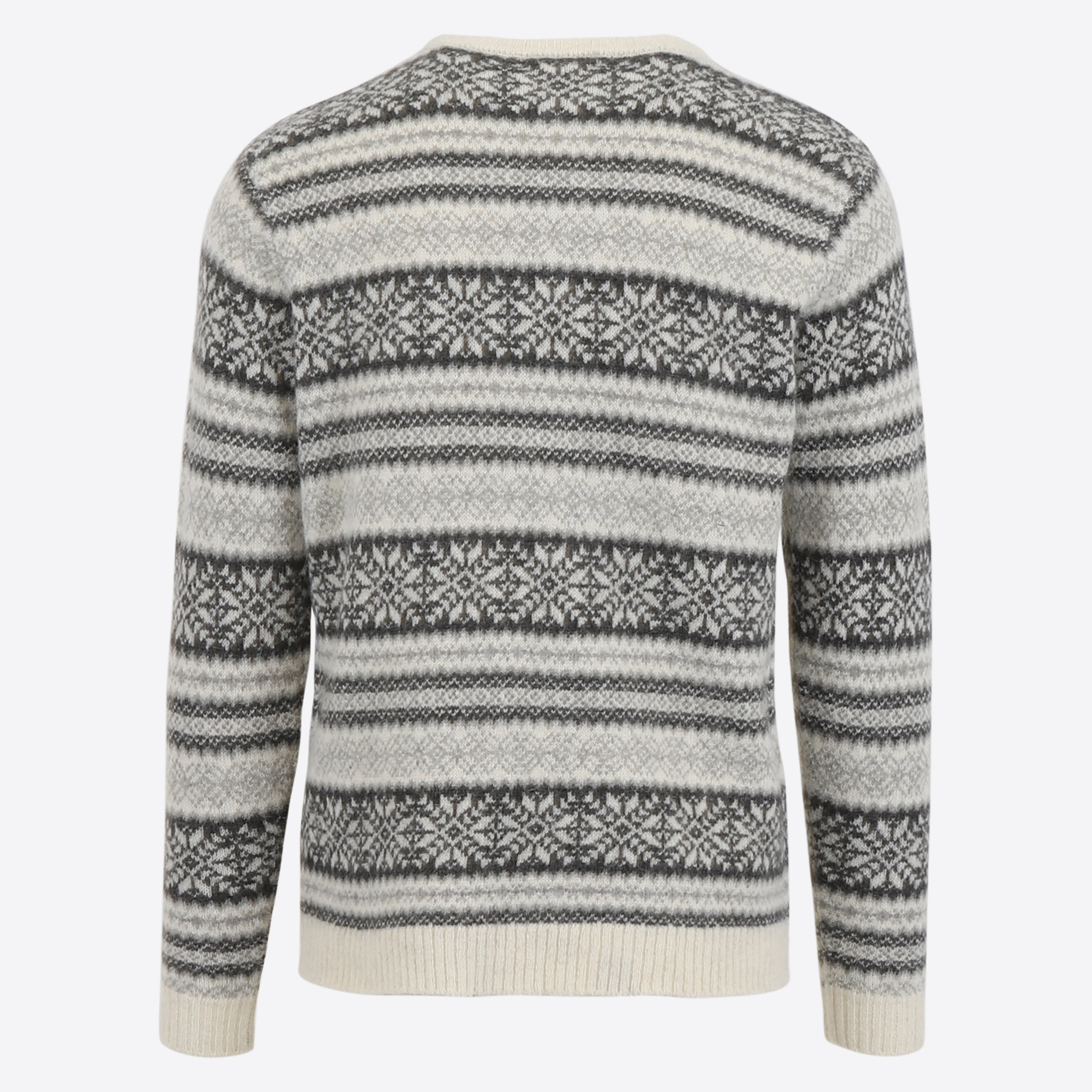 Urður Men's half buttoned wool sweater