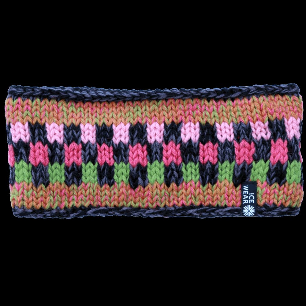 Valey bandeau en laine tricoté main