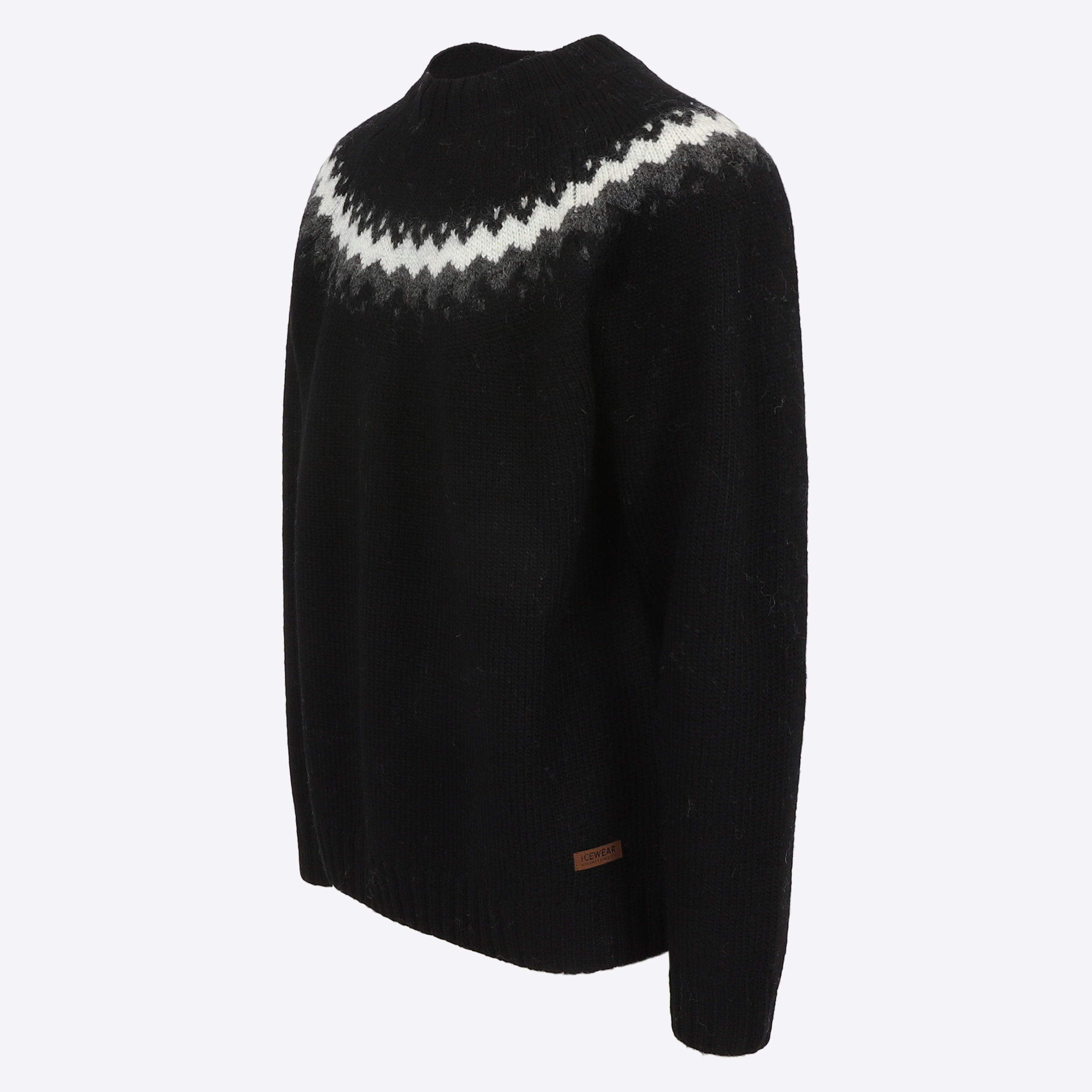 Vík Icelandic pattern wool pullover