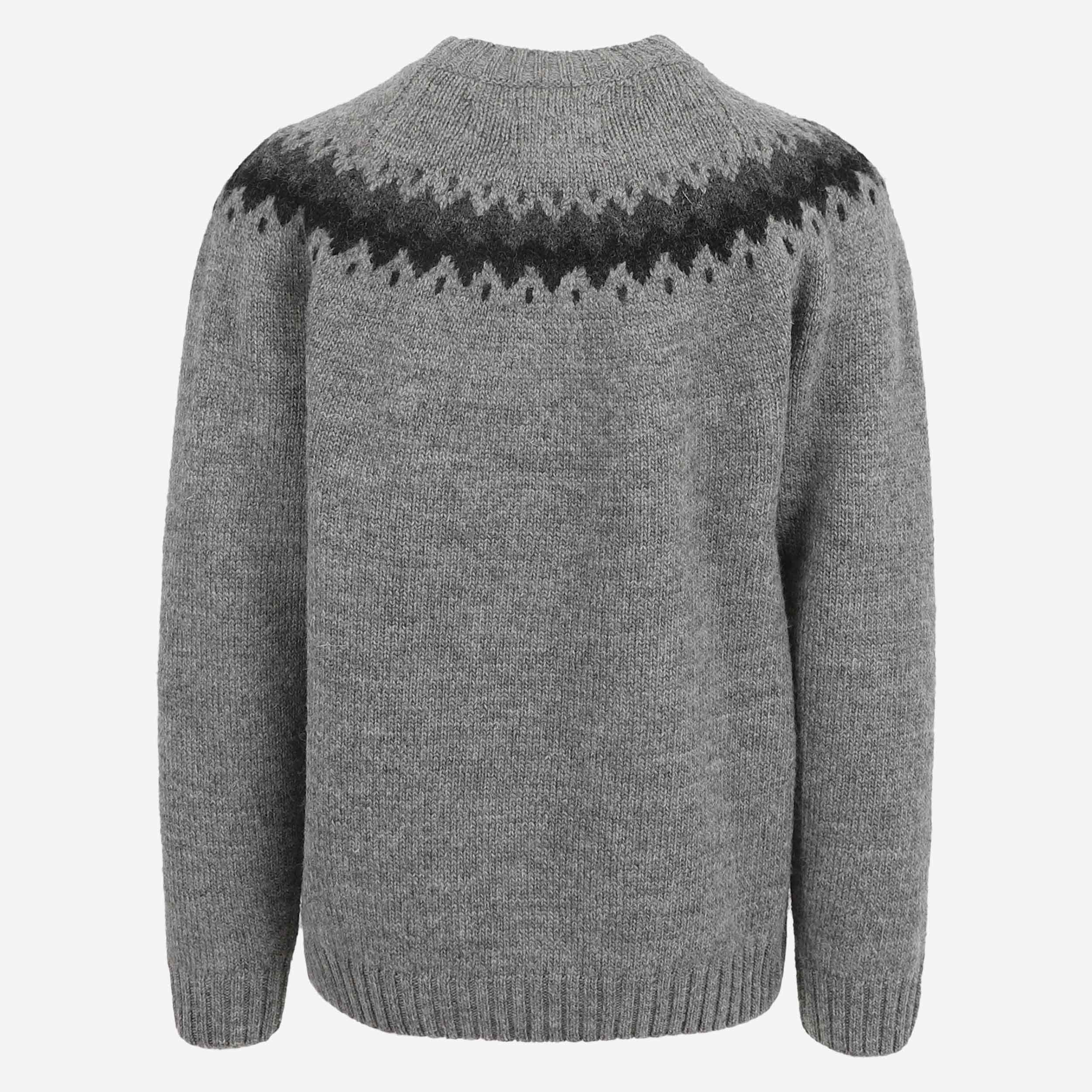 Vík Icelandic pattern wool pullover