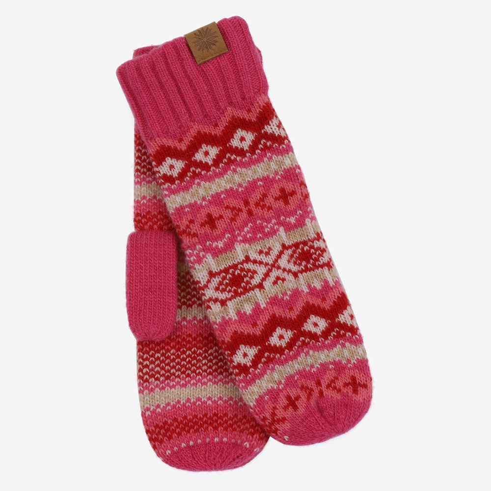 Skrúður wool blend Nordic mittens  