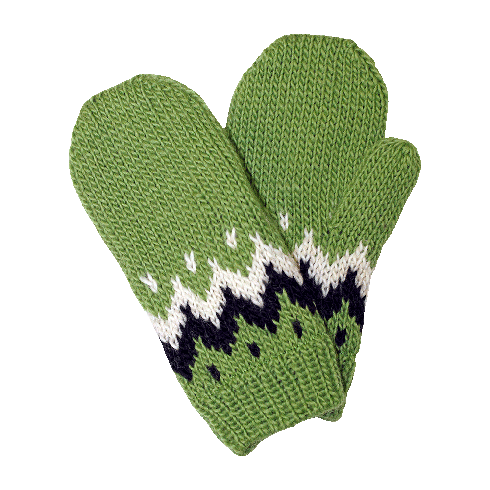 Vík hand knitted womens mittens