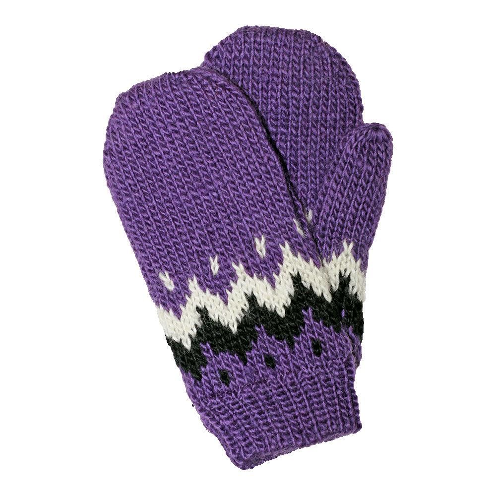 Vík hand knitted womens mittens