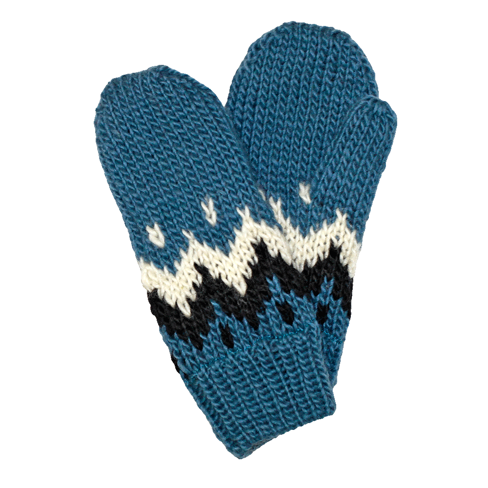 Vík hand knitted womens mittens
