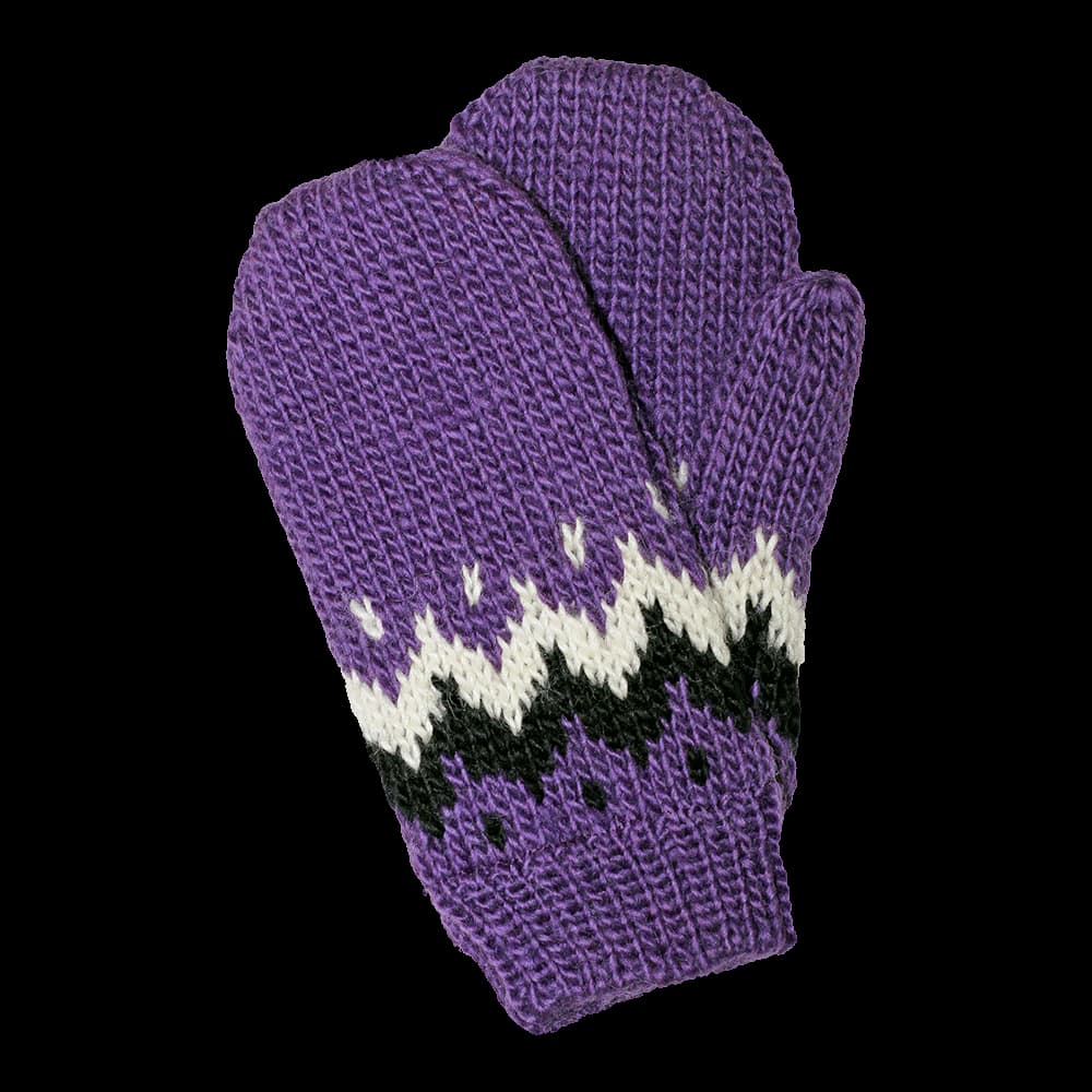 Vík hand knitted mens mittens