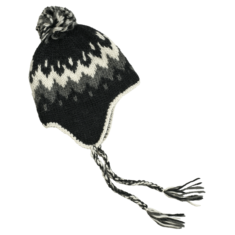 Vík knitted hat with ear flaps | Icewear