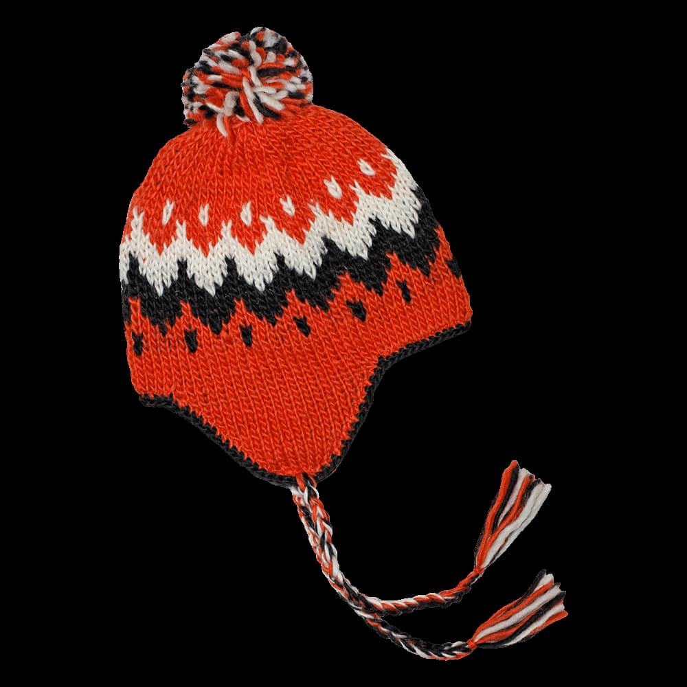 Vík knitted hat with ear flaps