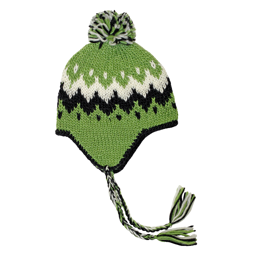 Vík knitted hat with ear flaps