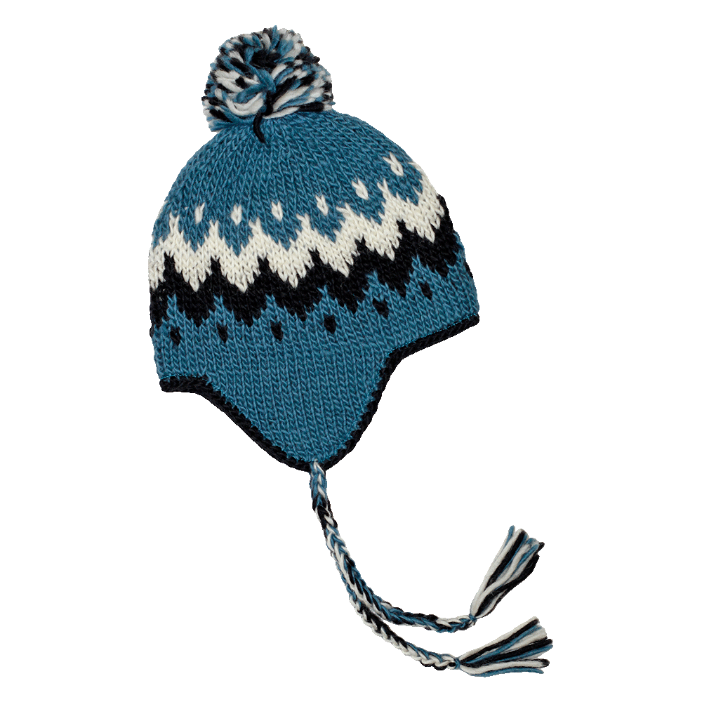 Vík knitted hat with ear flaps