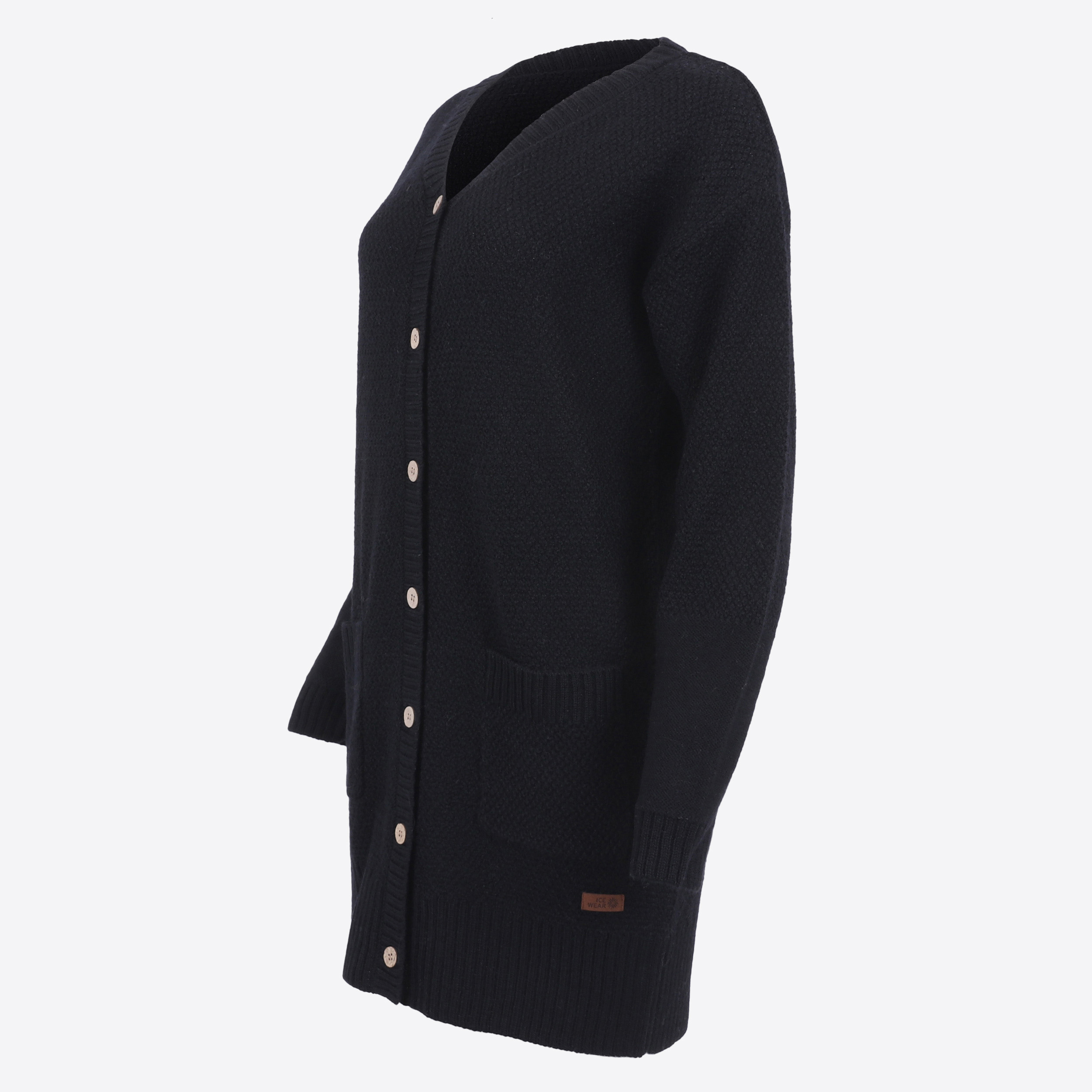 Mæja long wool cardigan 