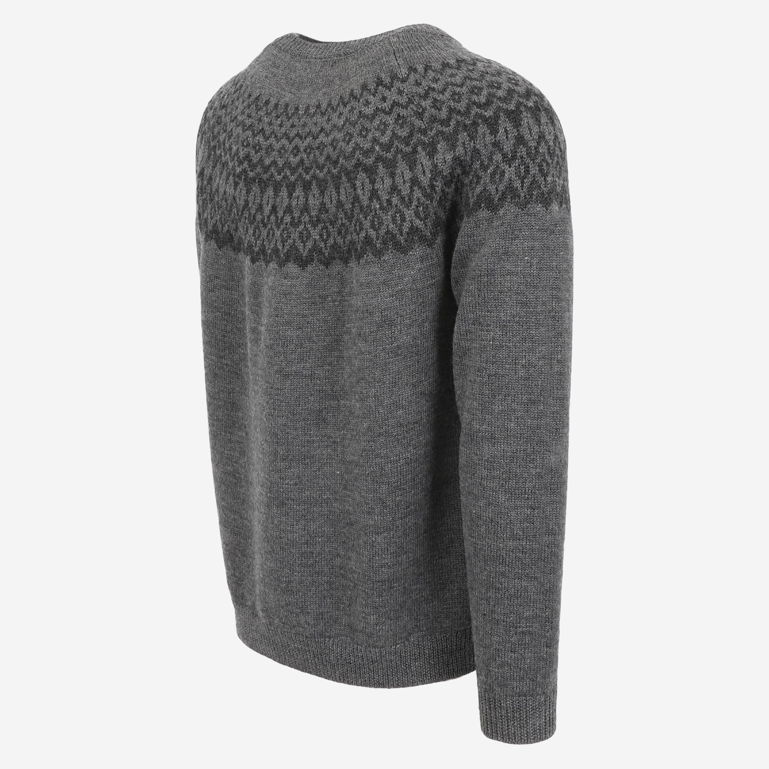 Ástmar merino mens Nordic knit sweater