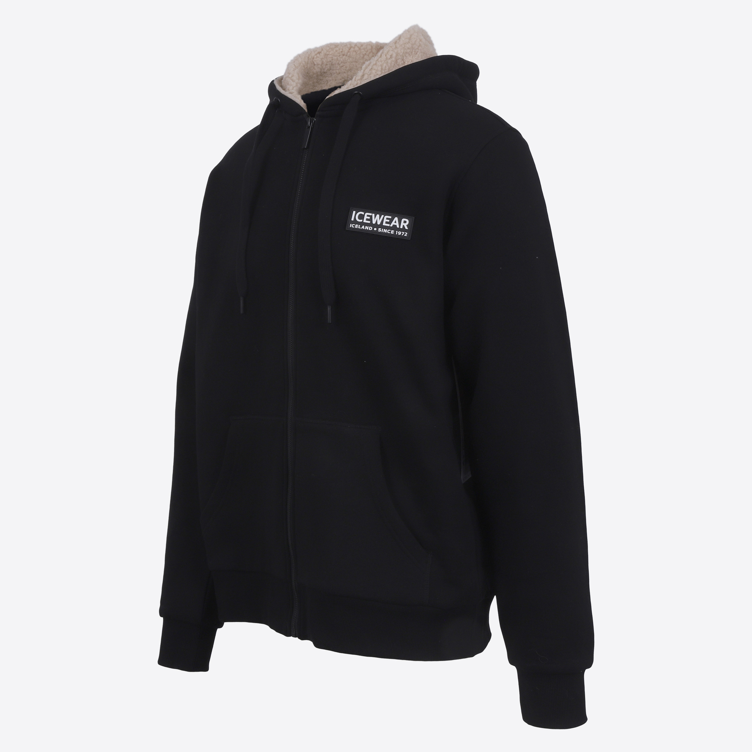 Sölvaklettur zipped lined hoodie  