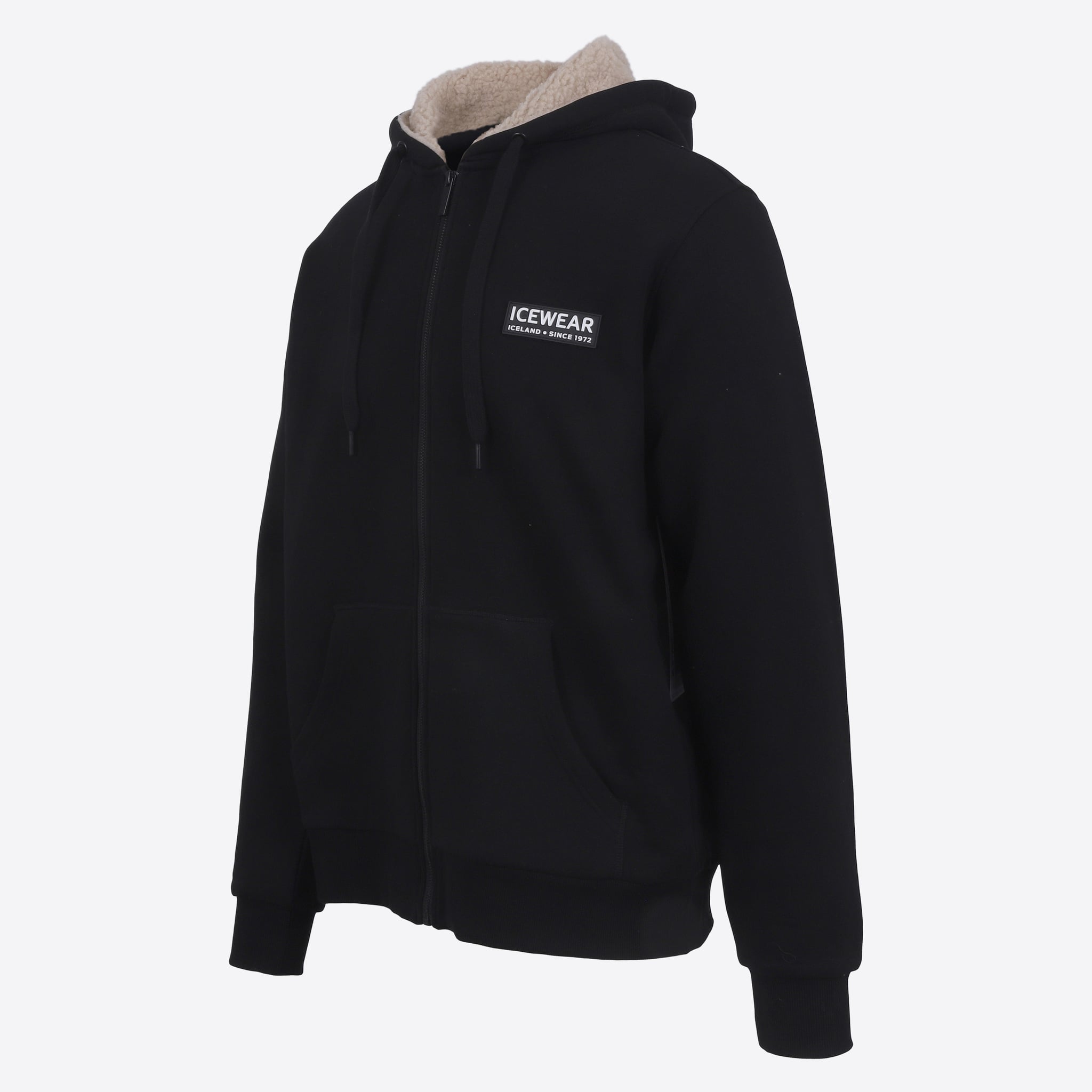 Sölvaklettur zipped lined hoodie  