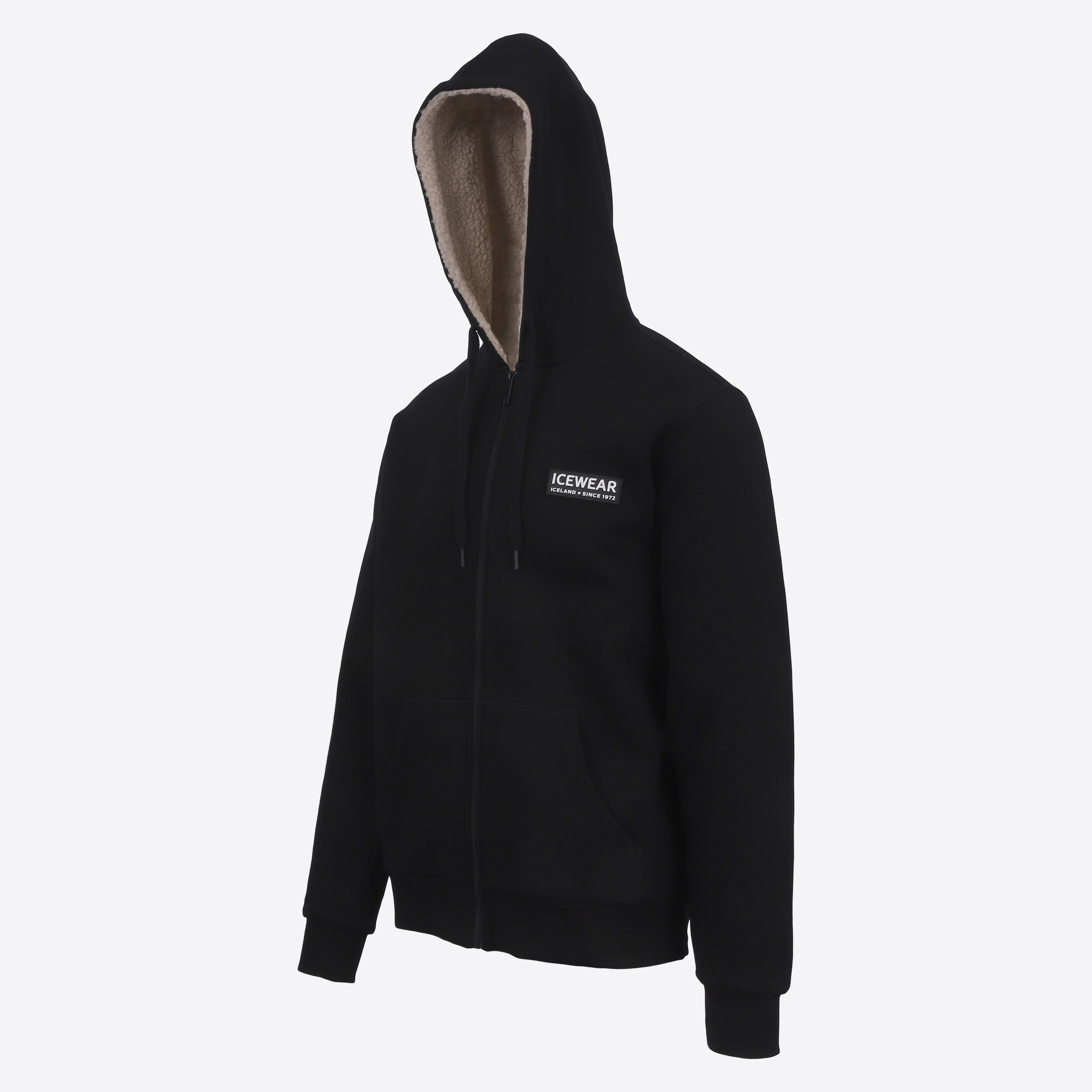 Sölvaklettur zipped lined hoodie  