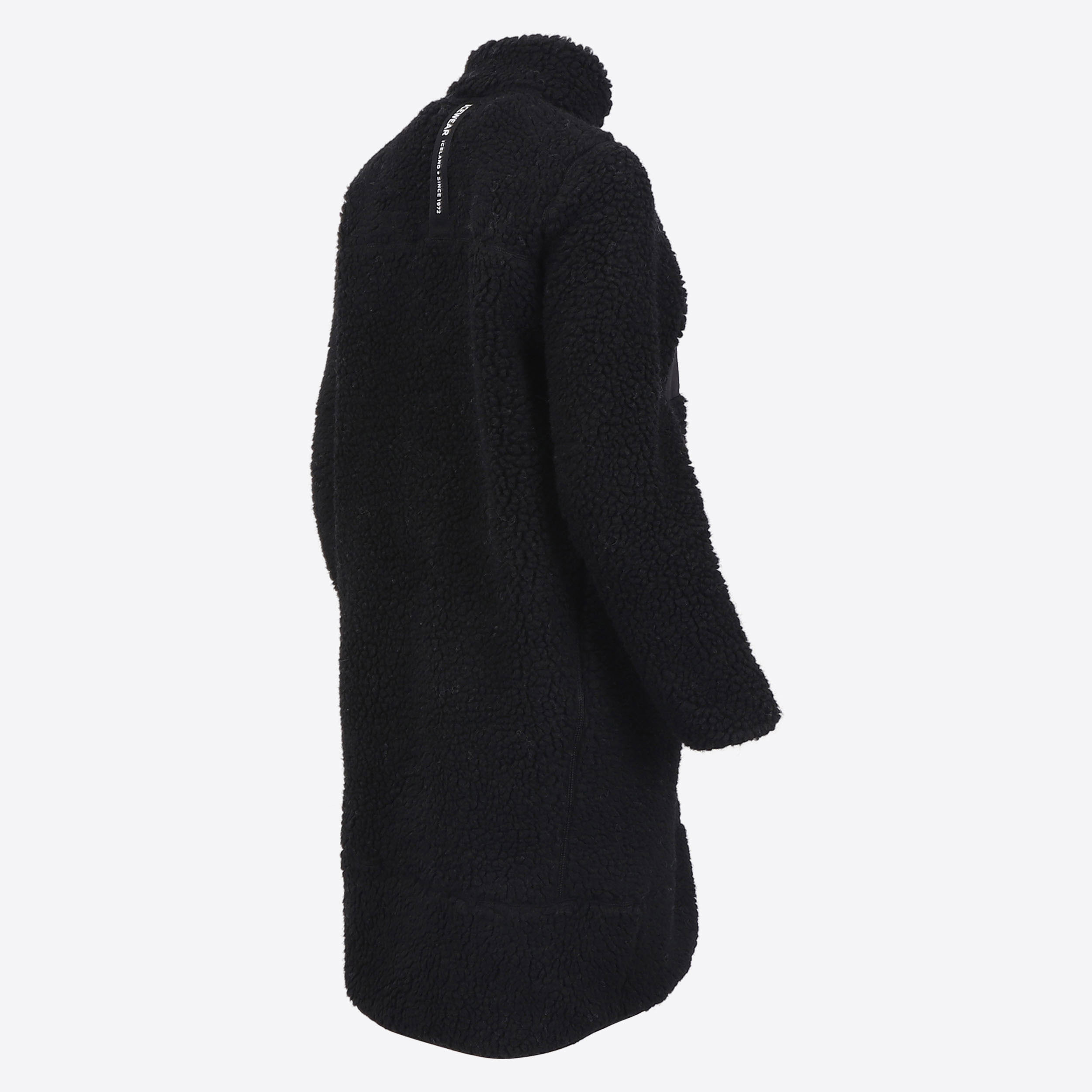 Hergilsey sherpa wool long coat