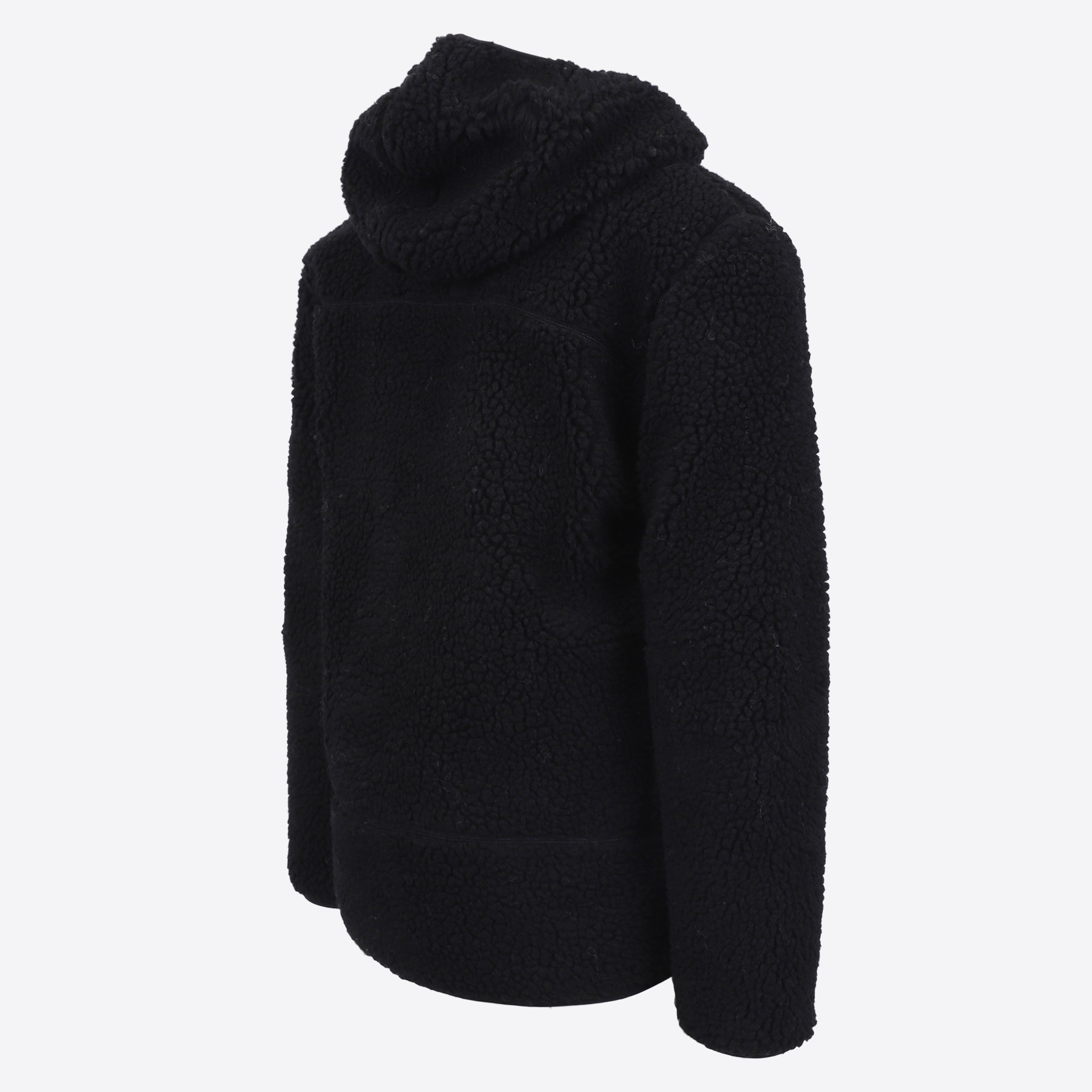 Hergilsey sherpa wool fleece jacket