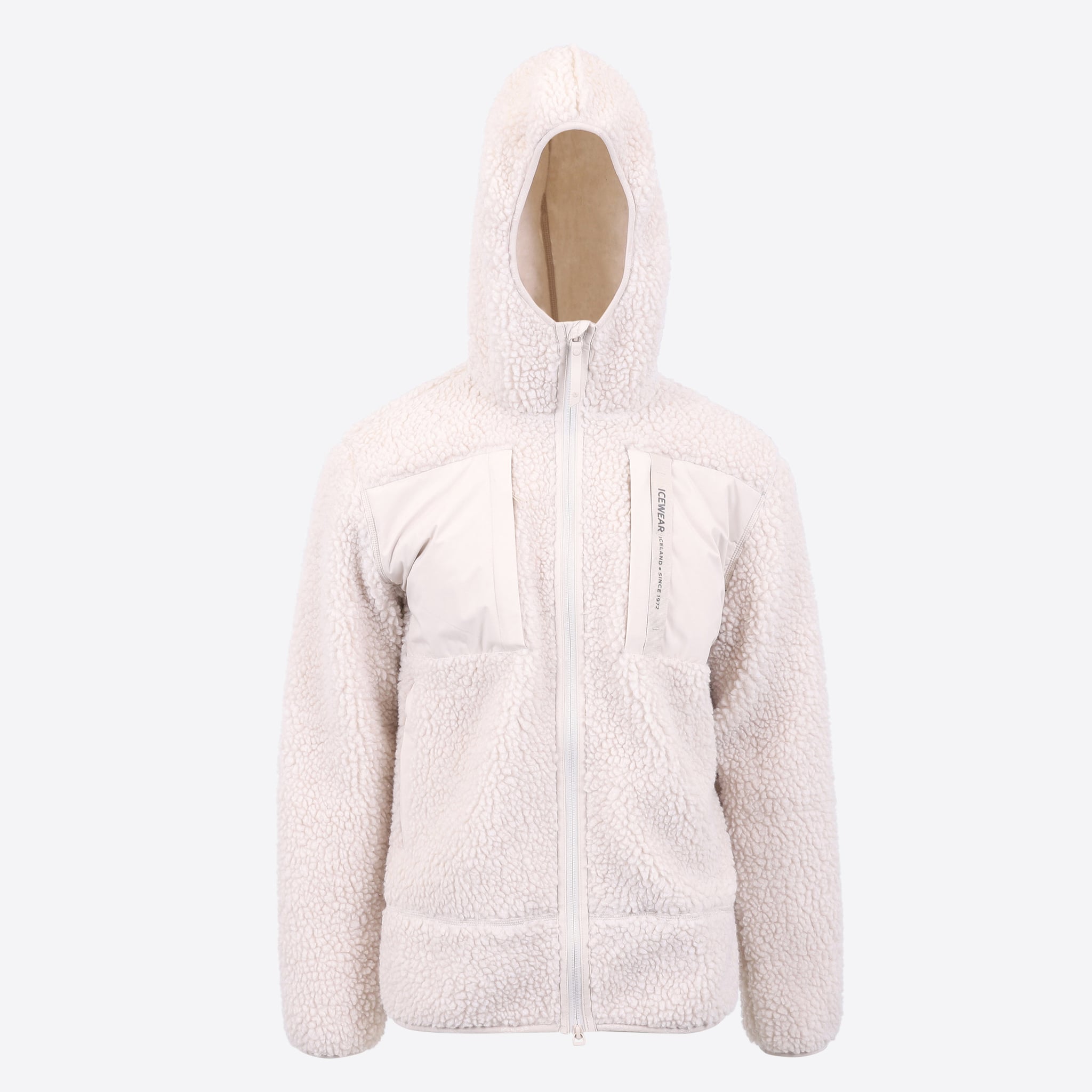 Hergilsey Sherpa-Wollfleece-Jacke