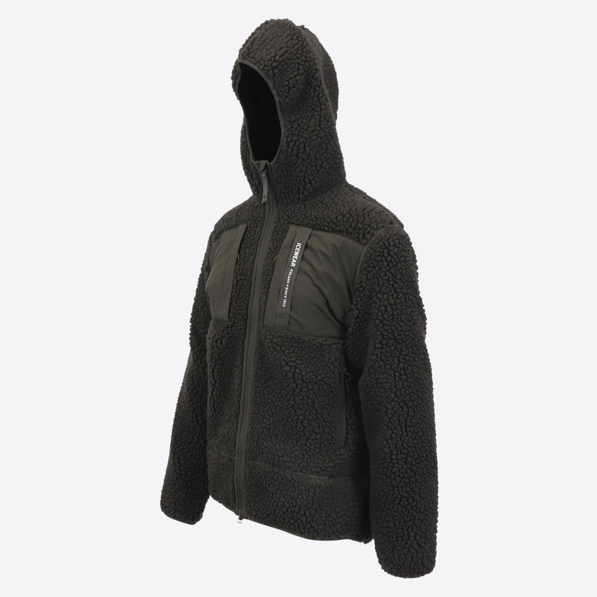 Hergilsey Sherpa-Wollfleece-Jacke