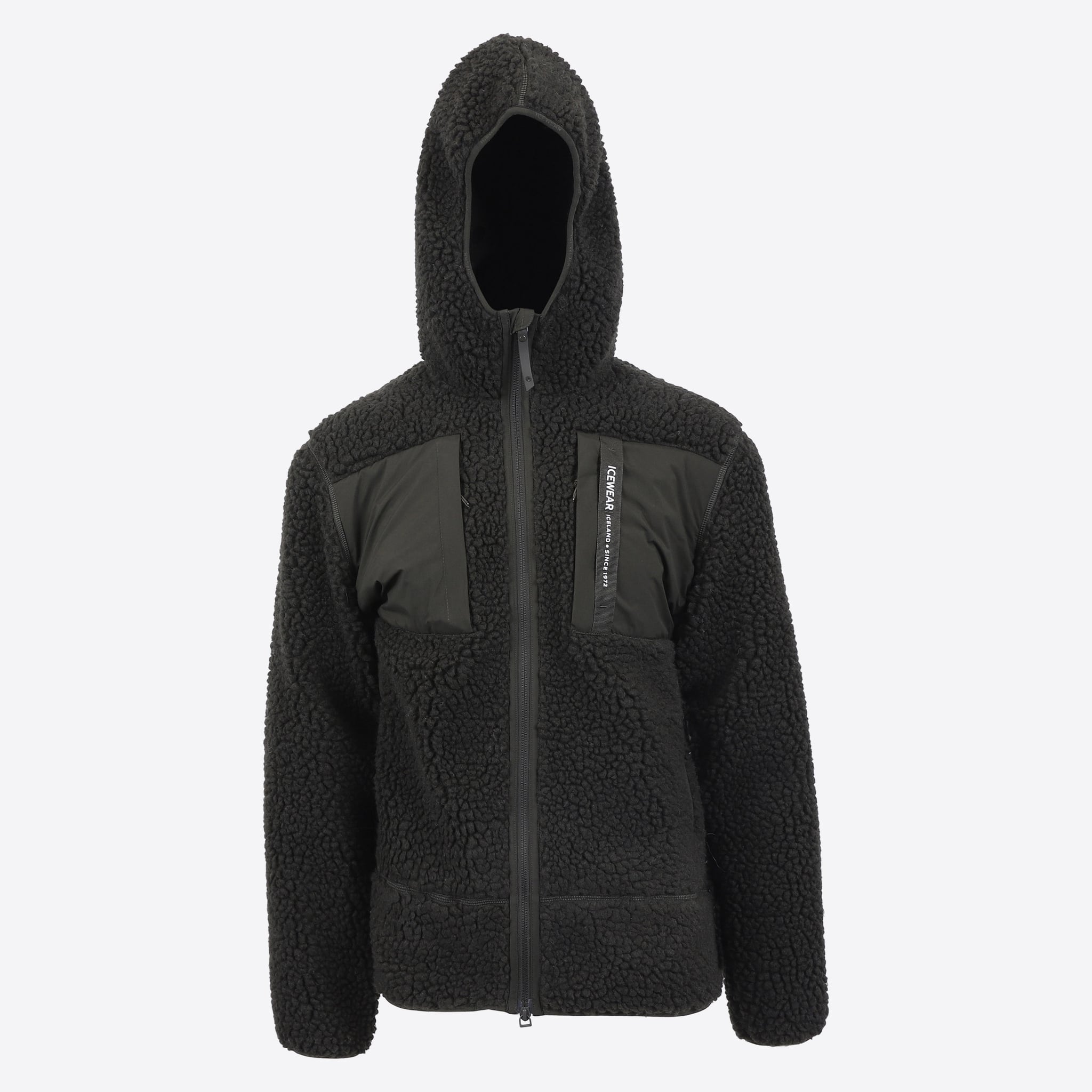 Hergilsey Sherpa-Wollfleece-Jacke