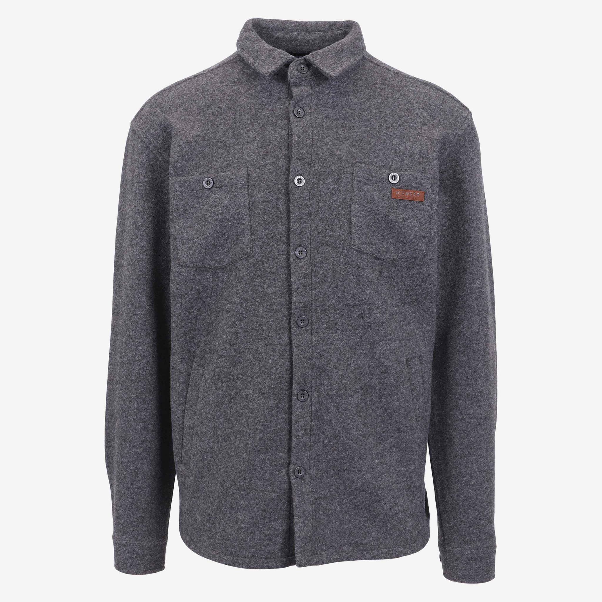 Skógarás wool fleece shacket 