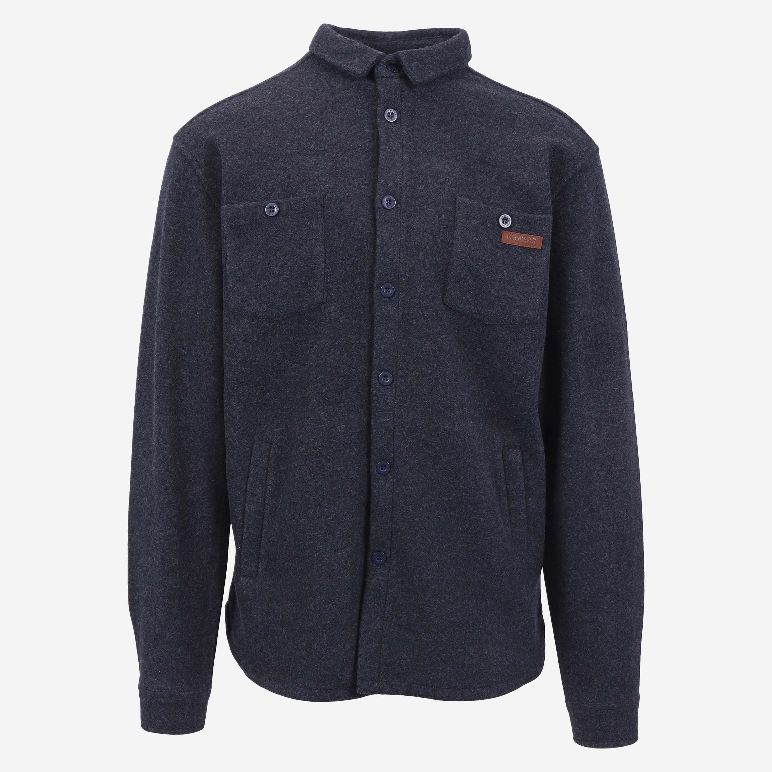 Skógarás wool fleece shacket 