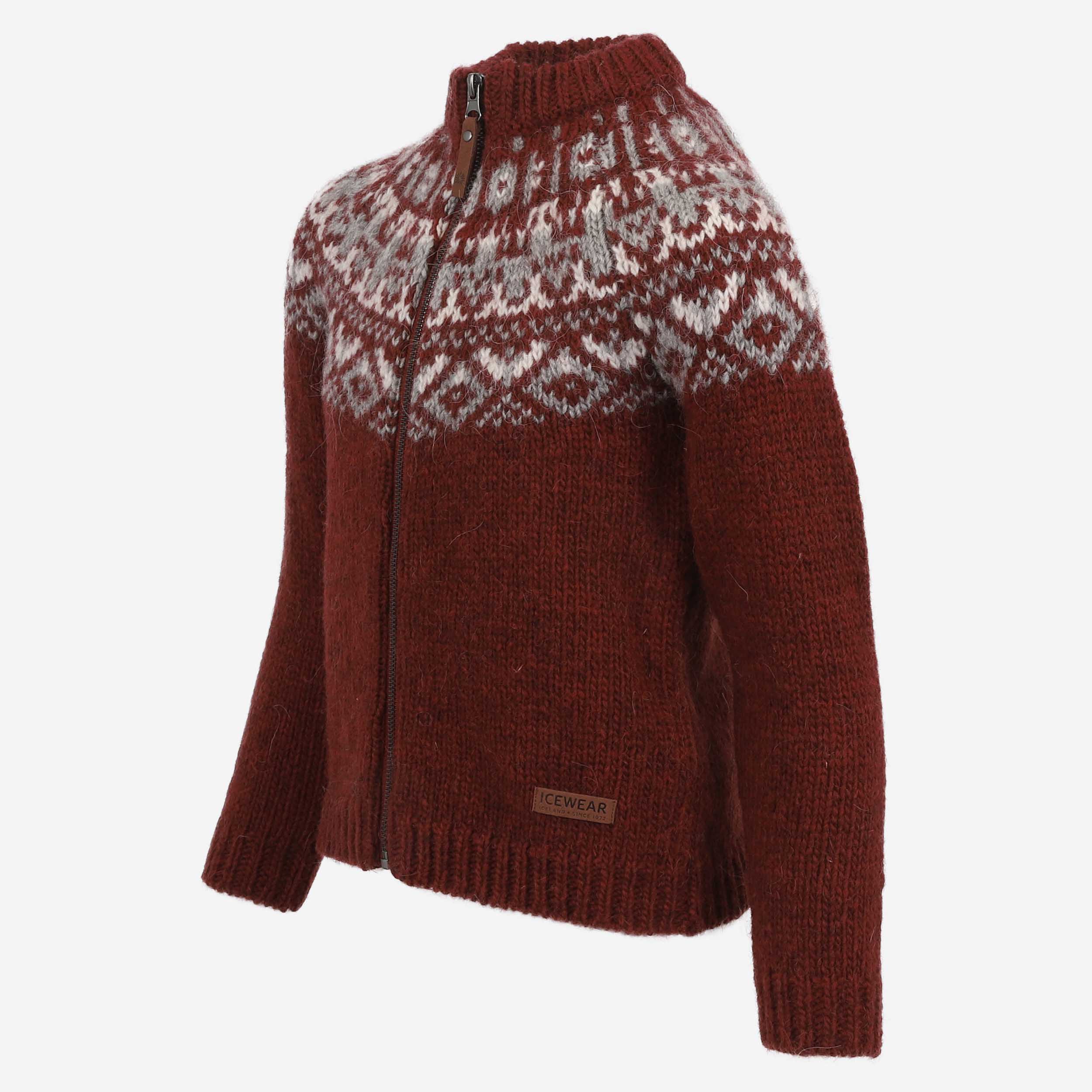 Elmar children´s wool sweater with zip