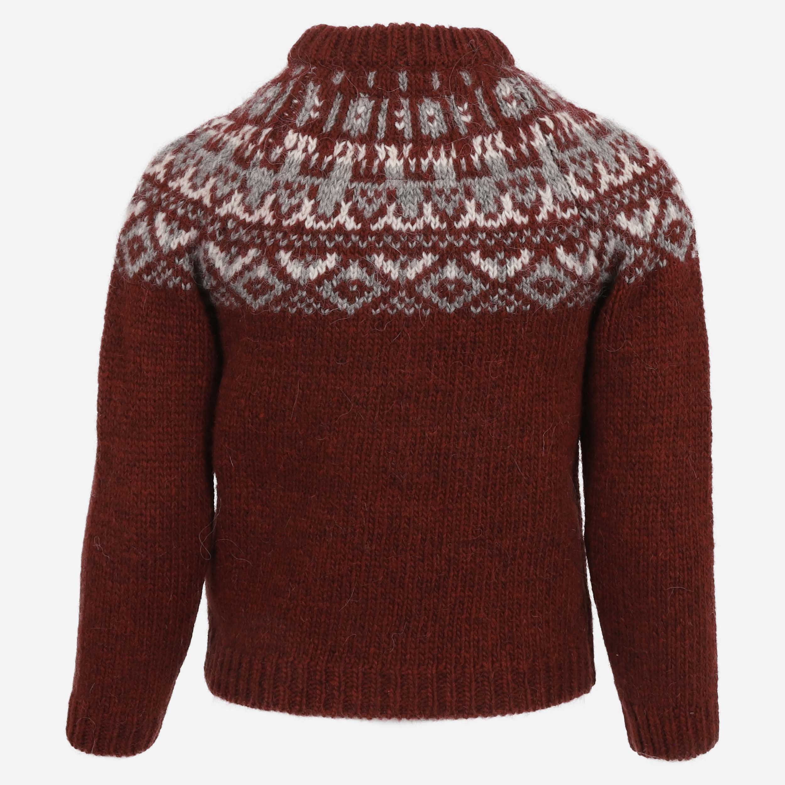 Elmar children´s wool sweater with zip