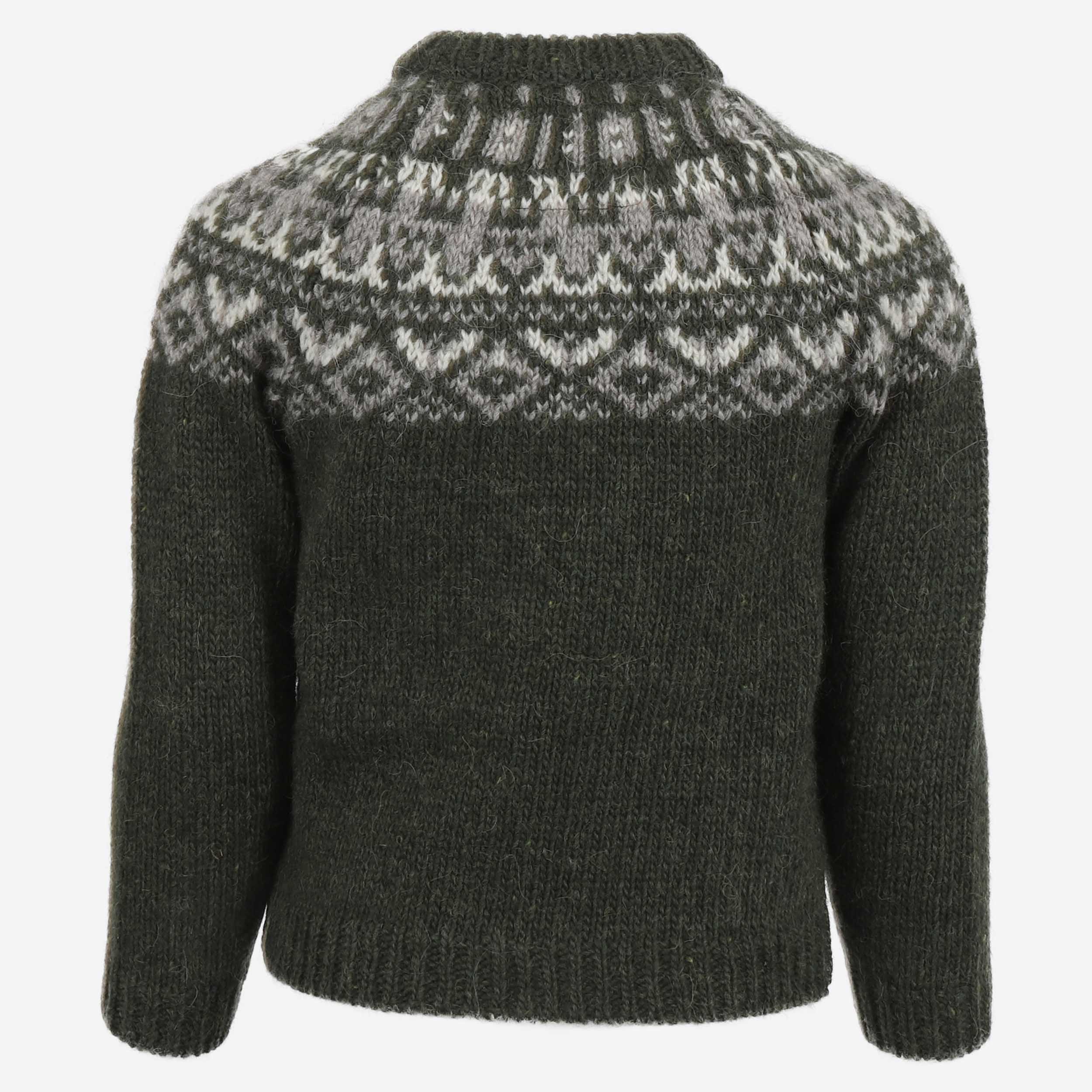 Elmar children´s wool sweater with zip