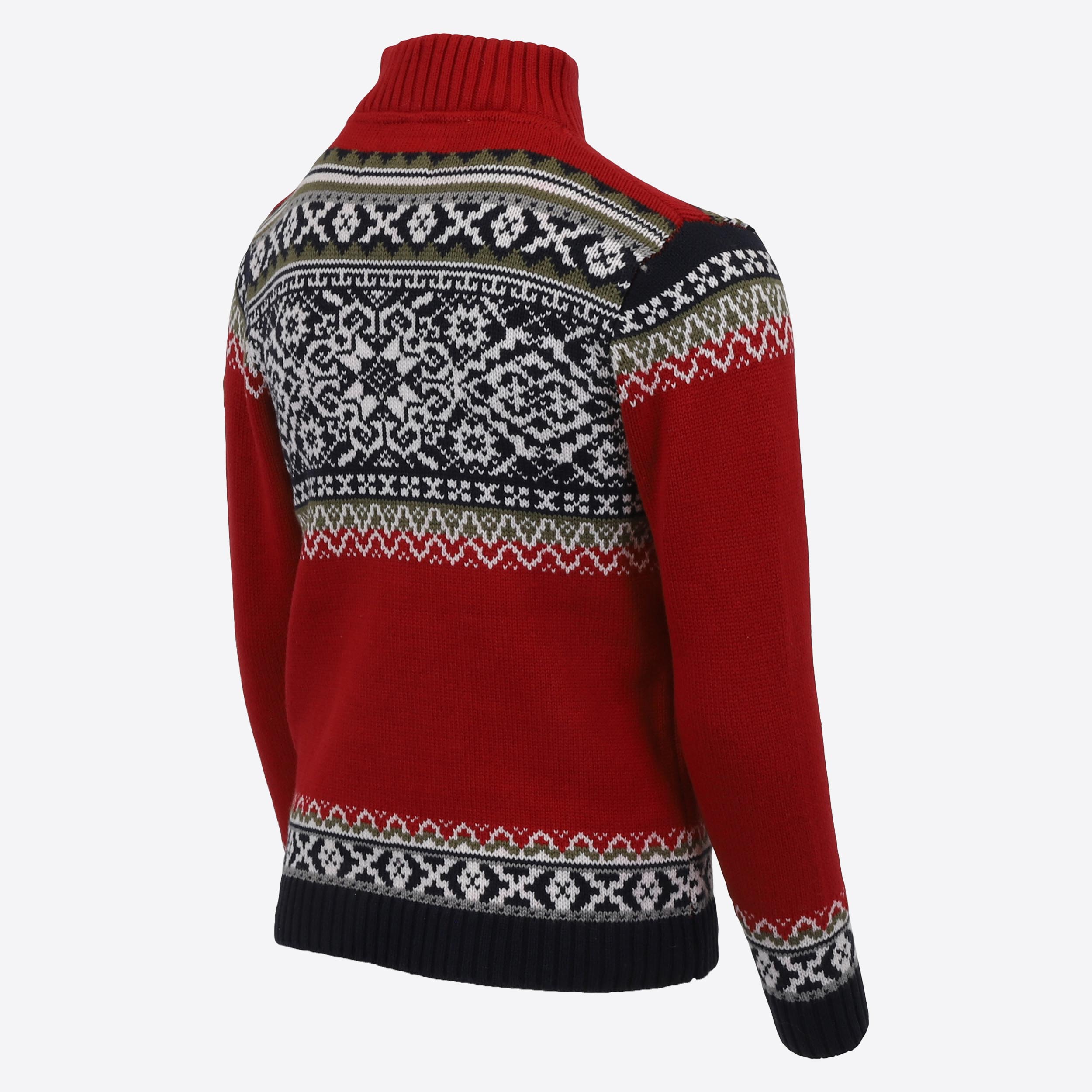 Oslo kids sweater with Norwegian patterns