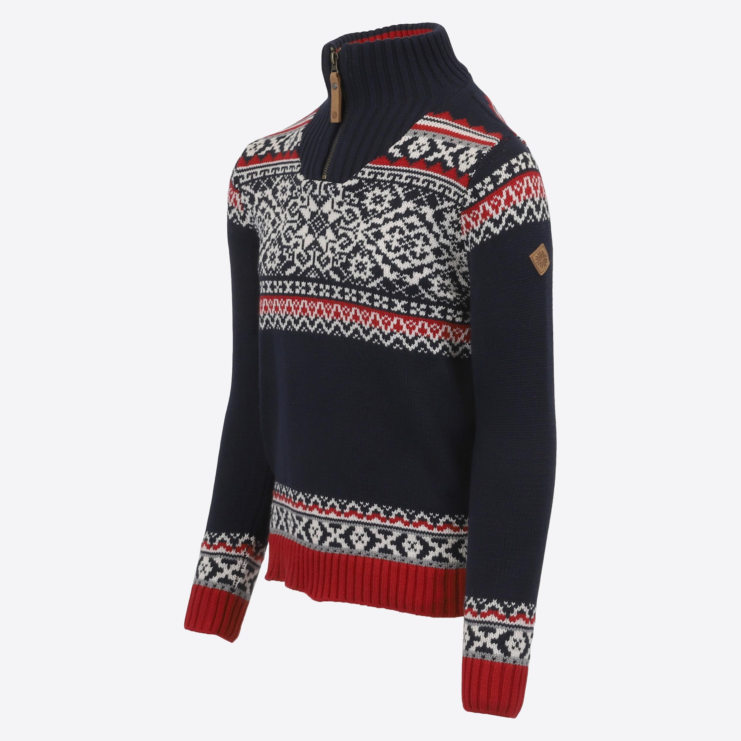 Oslo kids sweater with Norwegian patterns