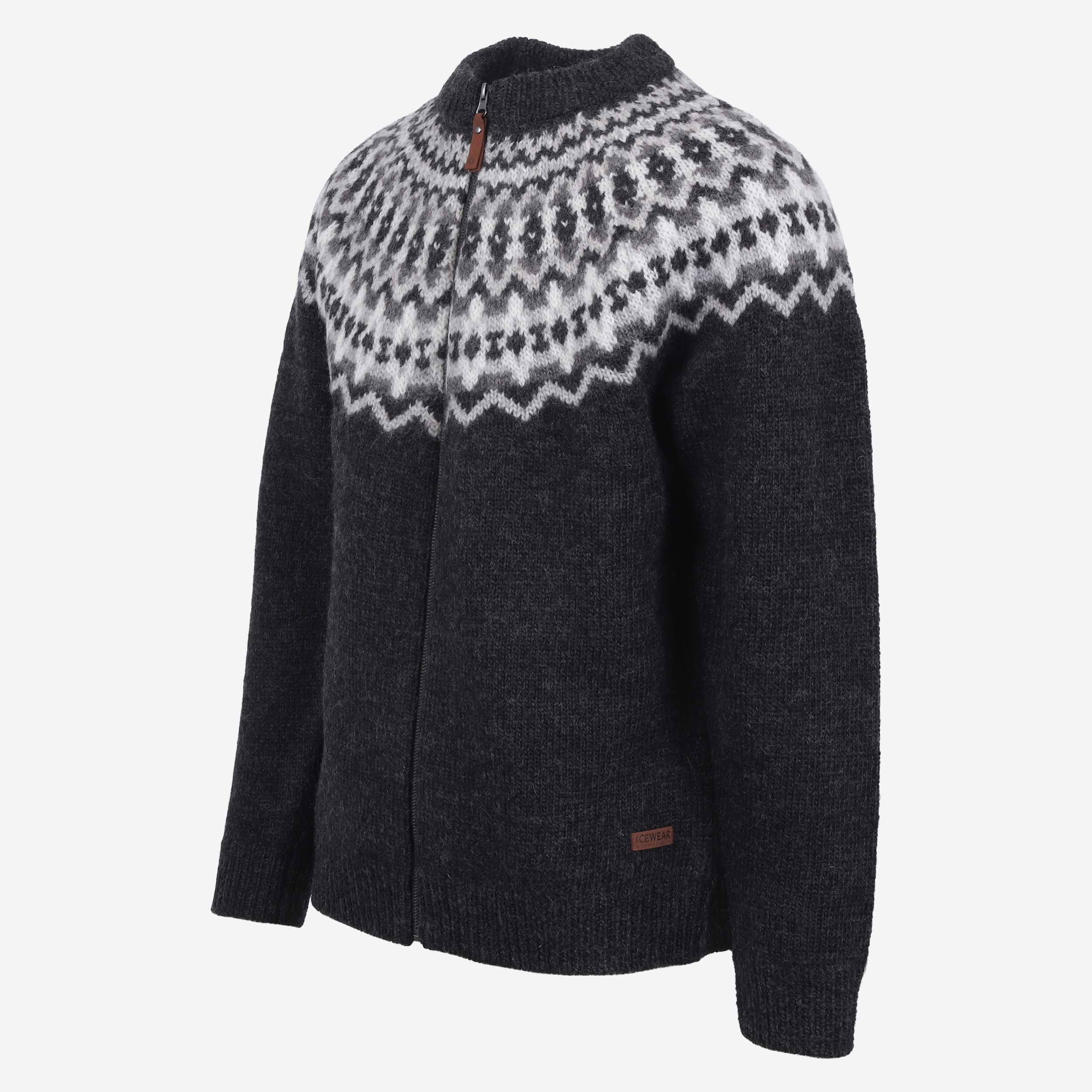 Snorralaug Wool Sweater with Zipper