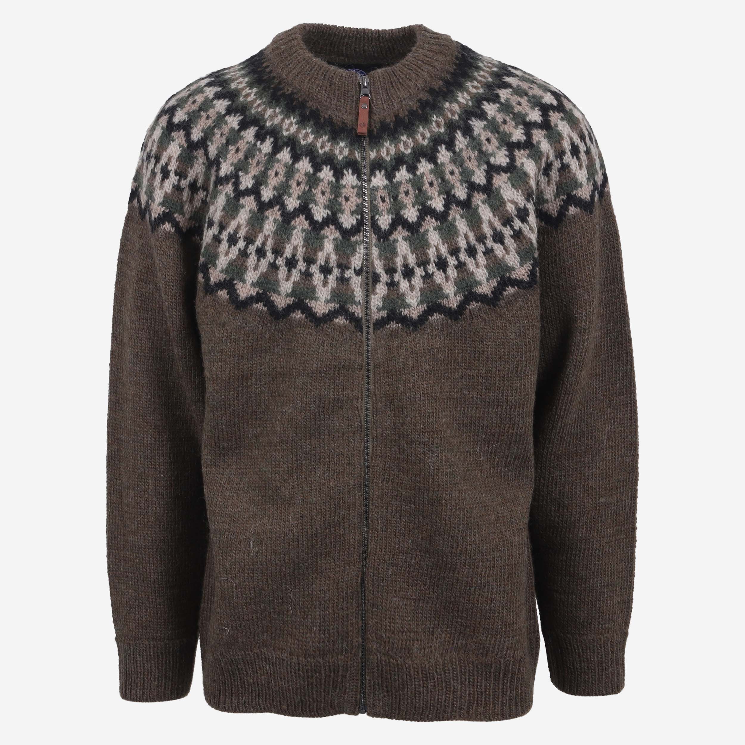 Snorralaug Wool Sweater with Zipper