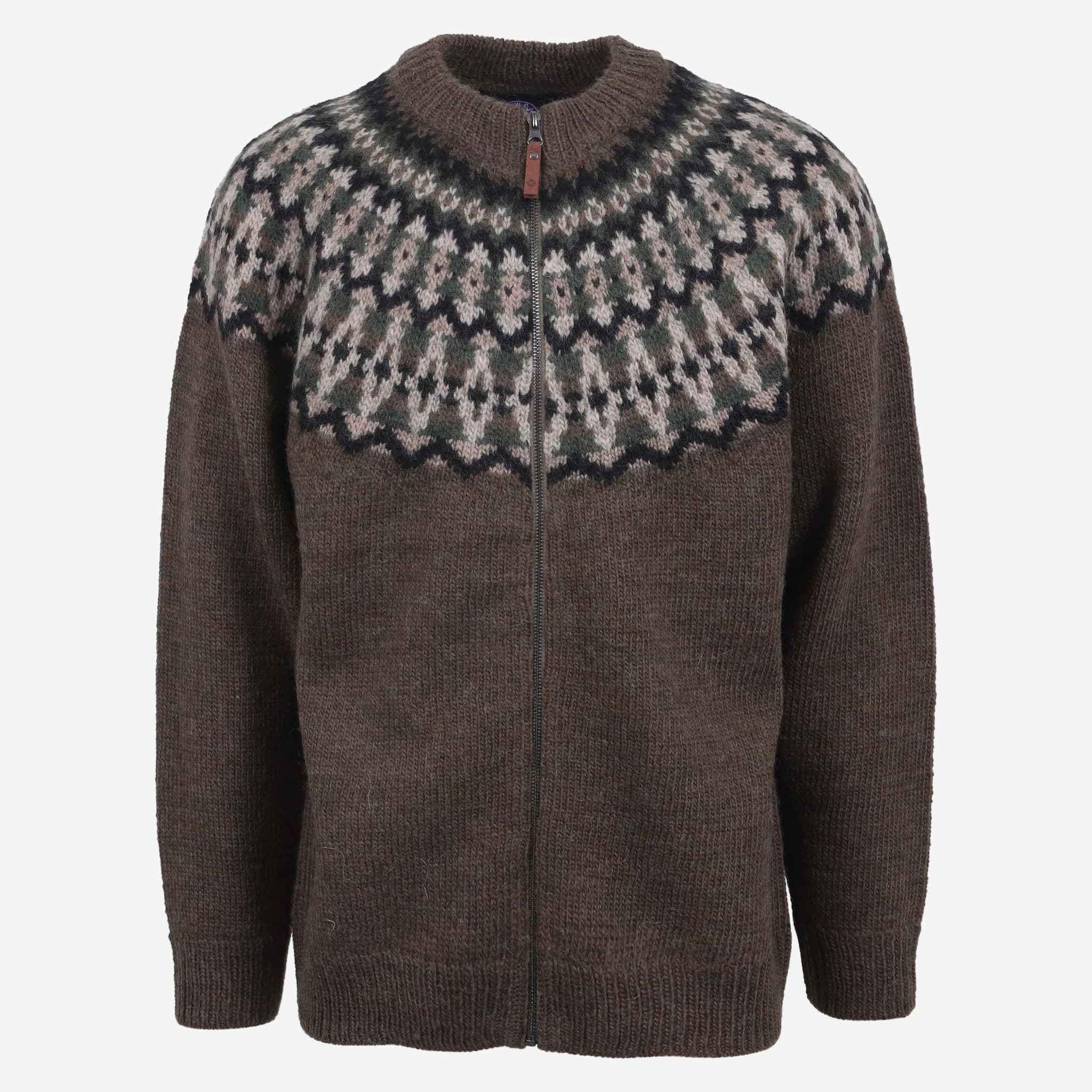 Snorralaug Wool Sweater with Zipper