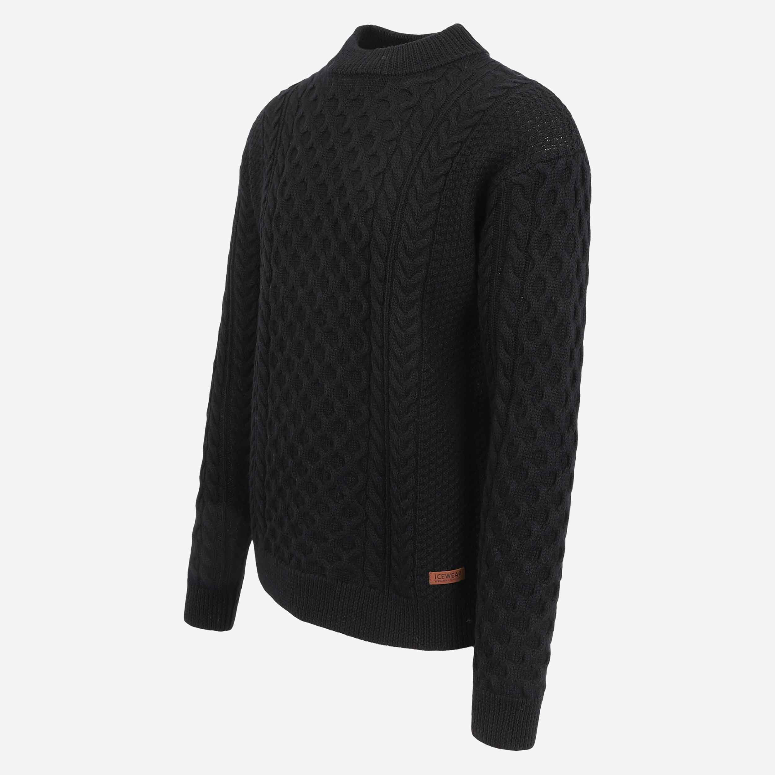 Hallgeir wool cable knit sweater