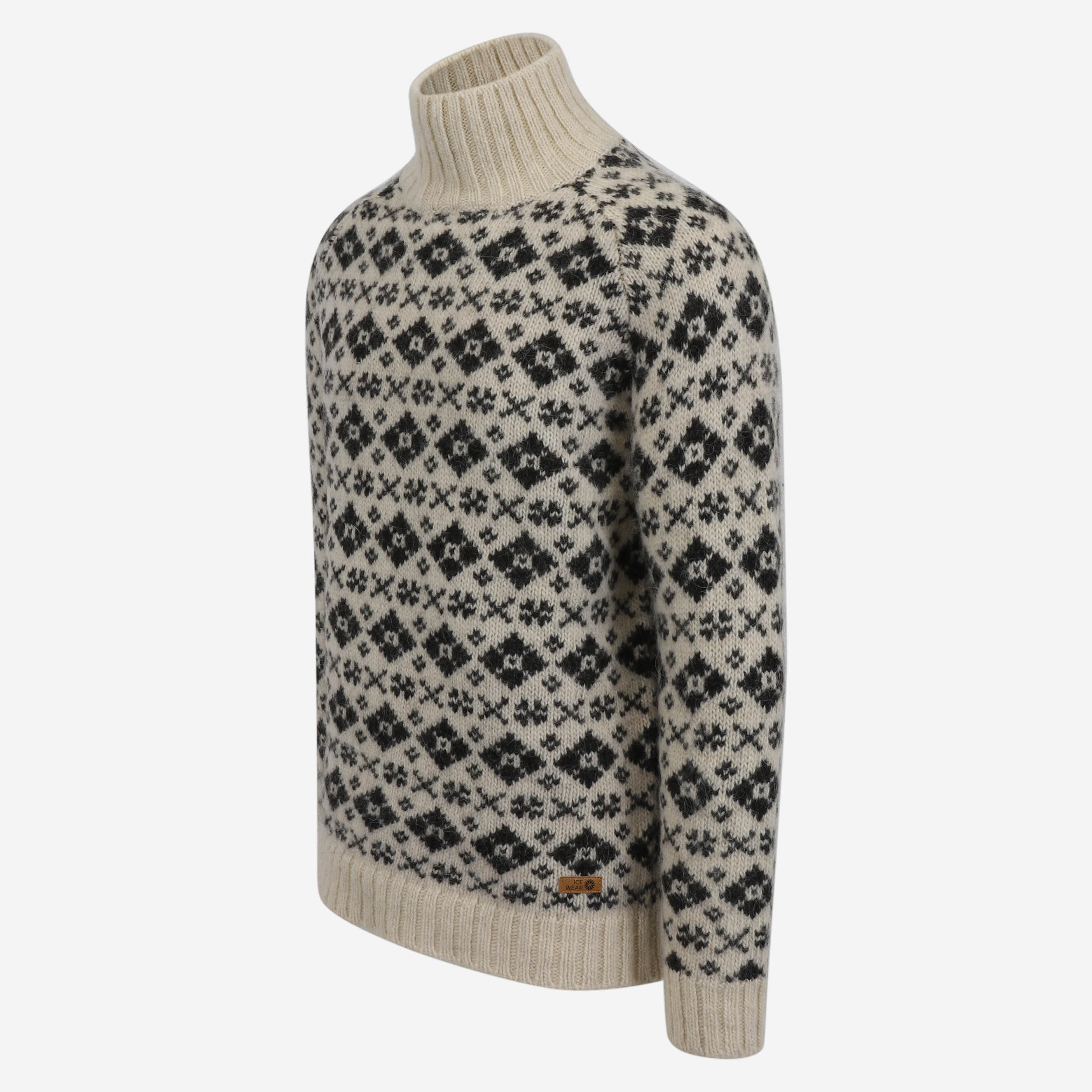 Gestur Turtleneck Wool Nordic Sweater