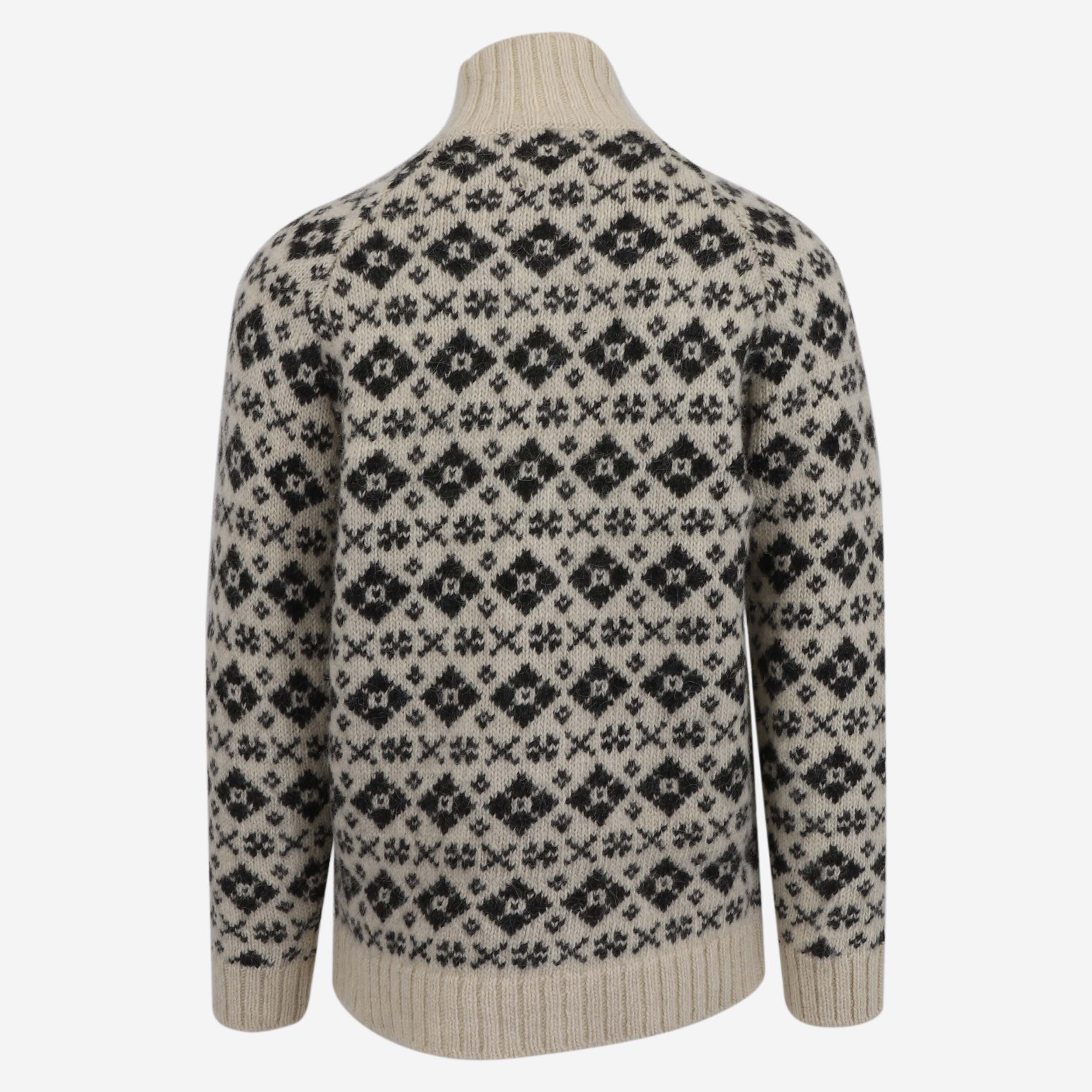 Gestur Turtleneck Wool Nordic Sweater