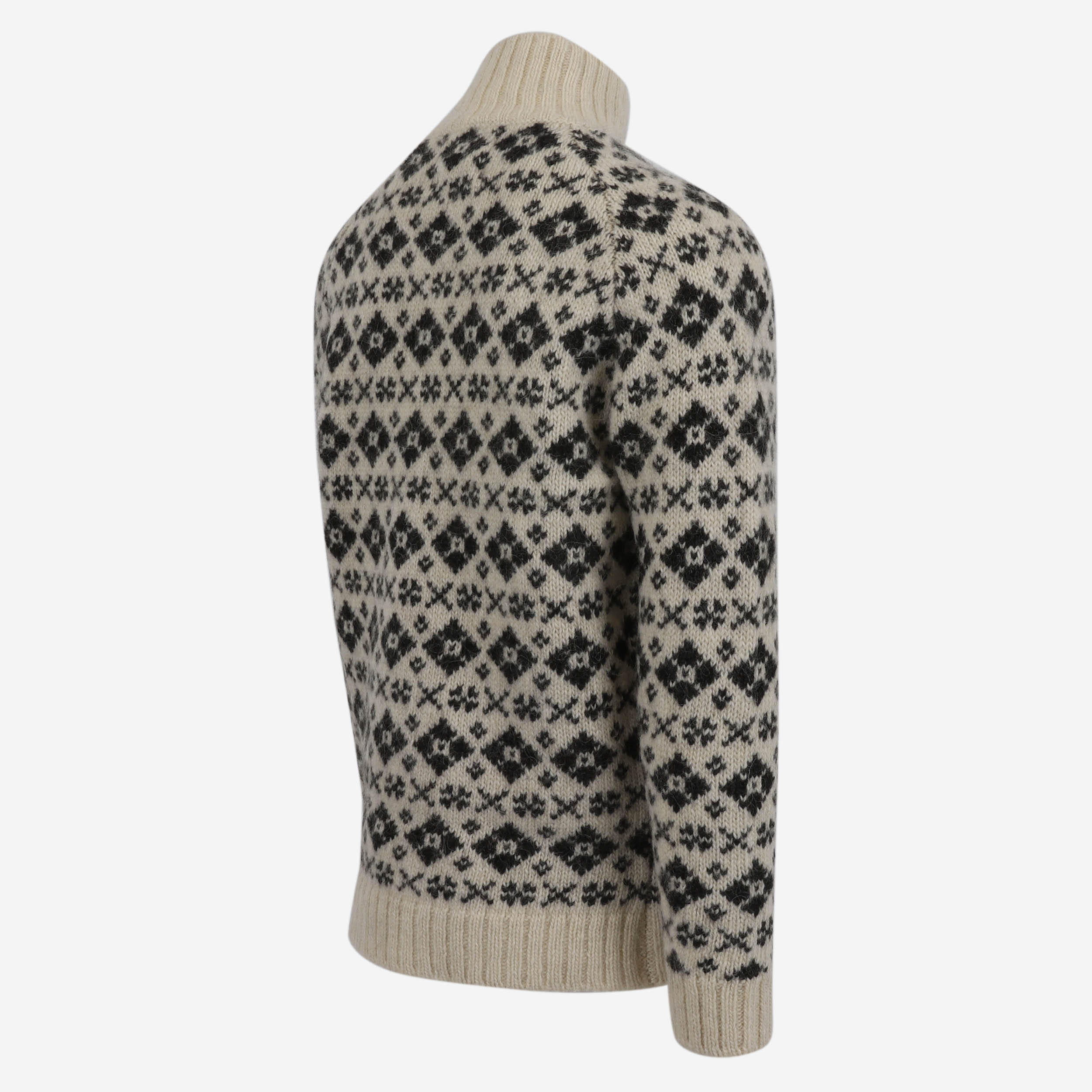 Gestur Turtleneck Wool Nordic Sweater
