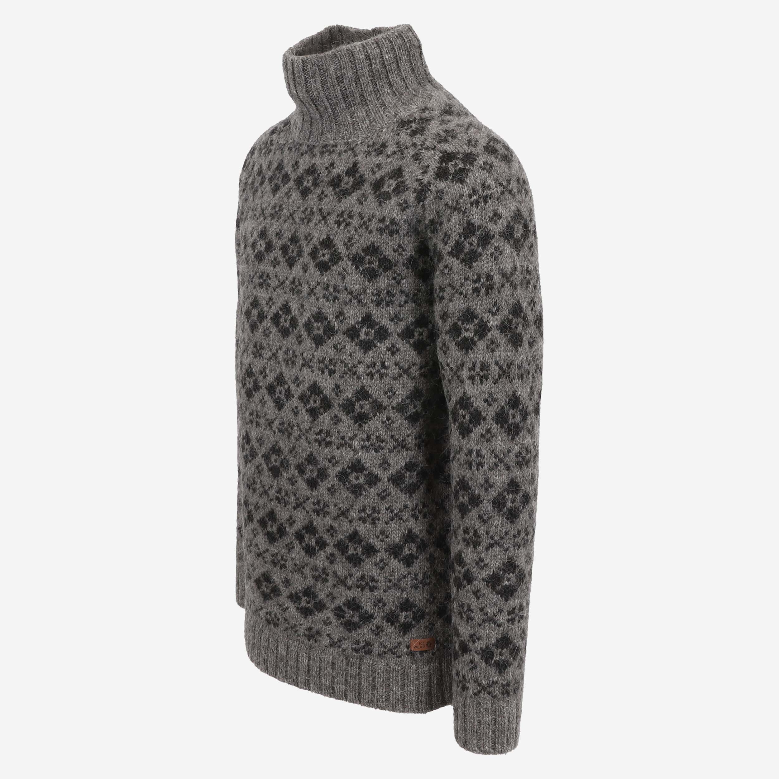 Gestur Turtleneck Wool Nordic Sweater