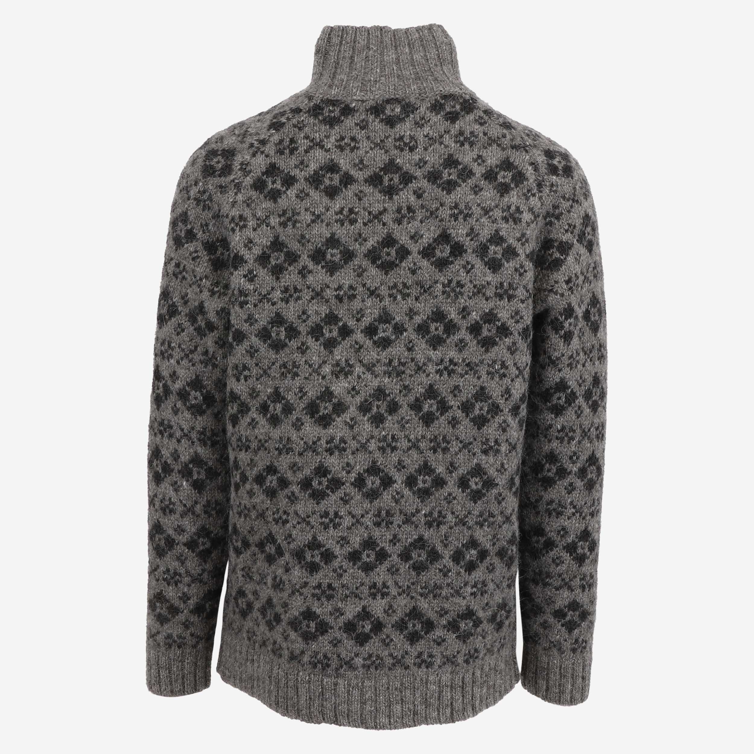 Gestur Turtleneck Wool Nordic Sweater